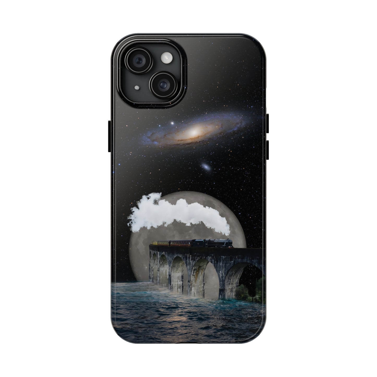Protective iPhone Cases - Space Collage Art by Tegusuk