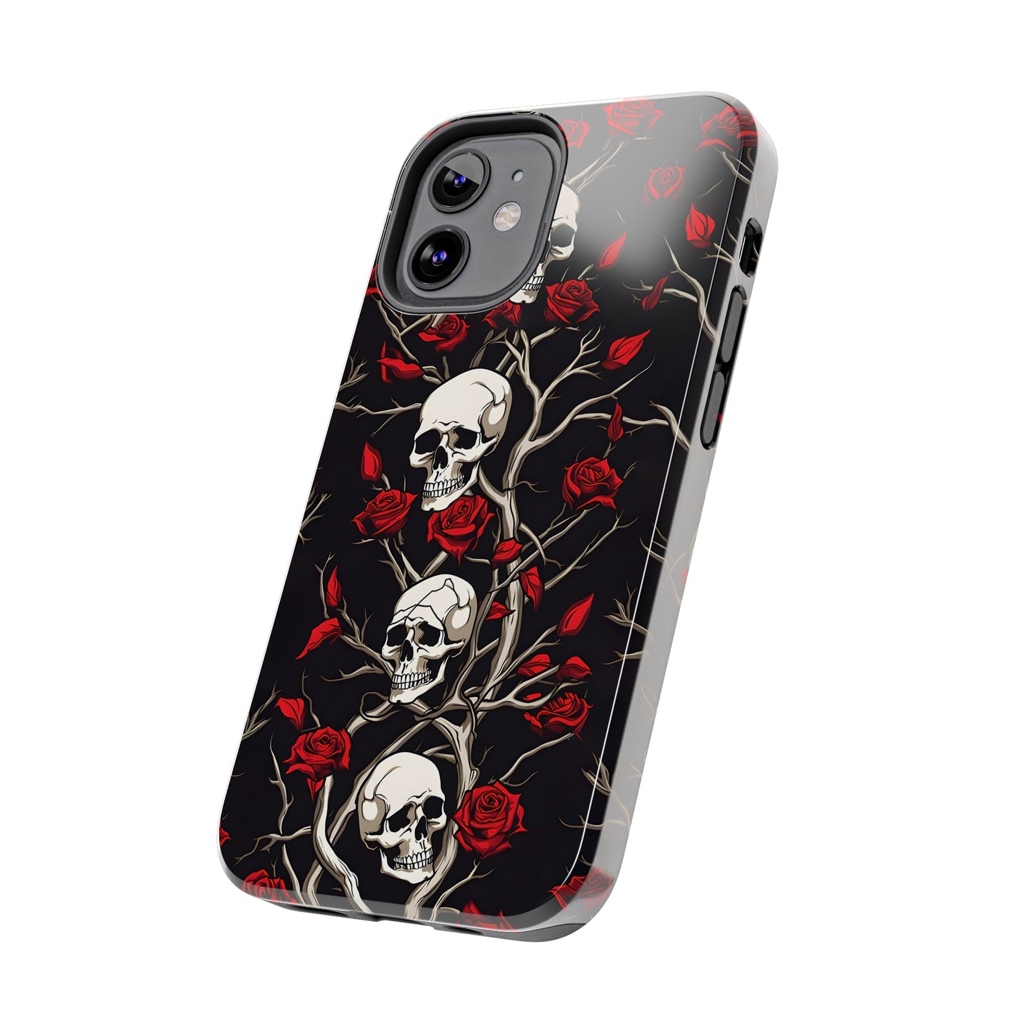 Skull and Rose - Tough iPhone Cases