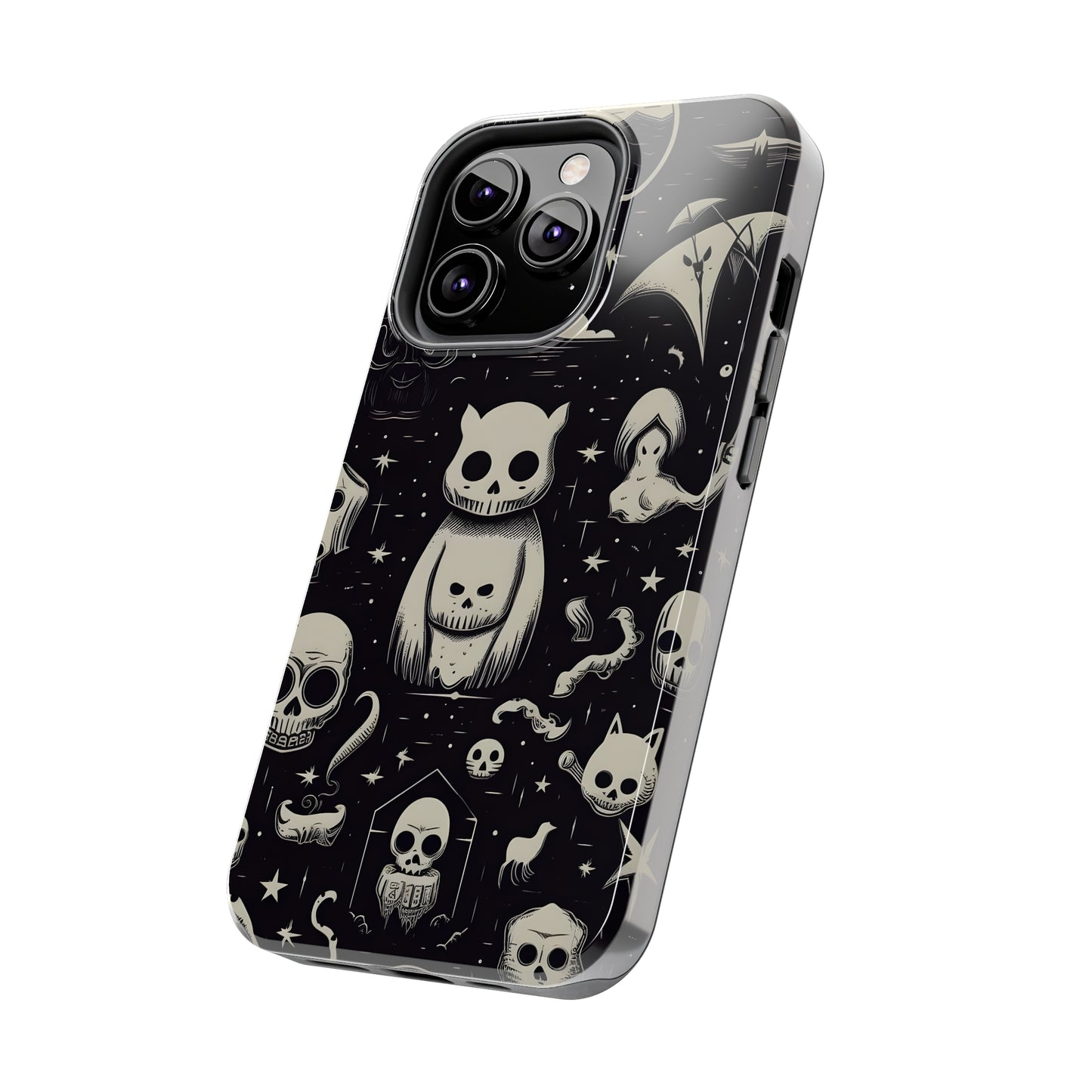 Spooky Skull Patterns - Protective iPhone Cases