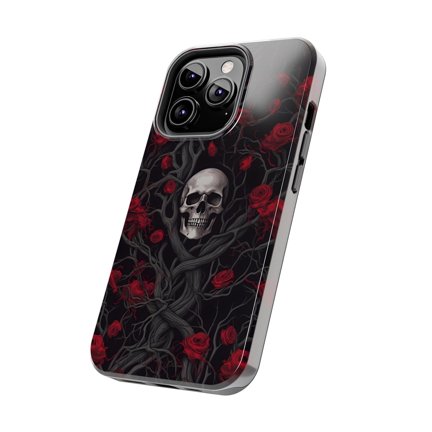 Skull and Roses - Tough iPhone Cases