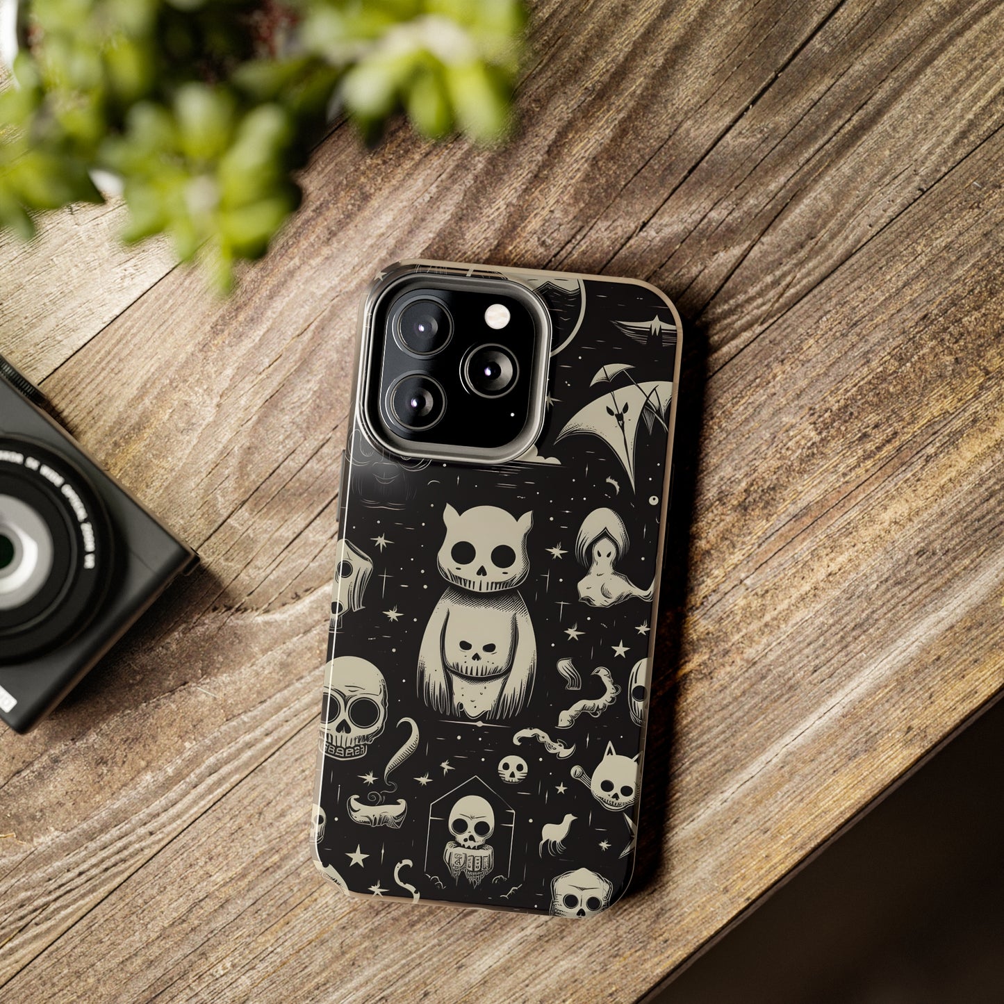 Spooky Skull Patterns - Protective iPhone Cases