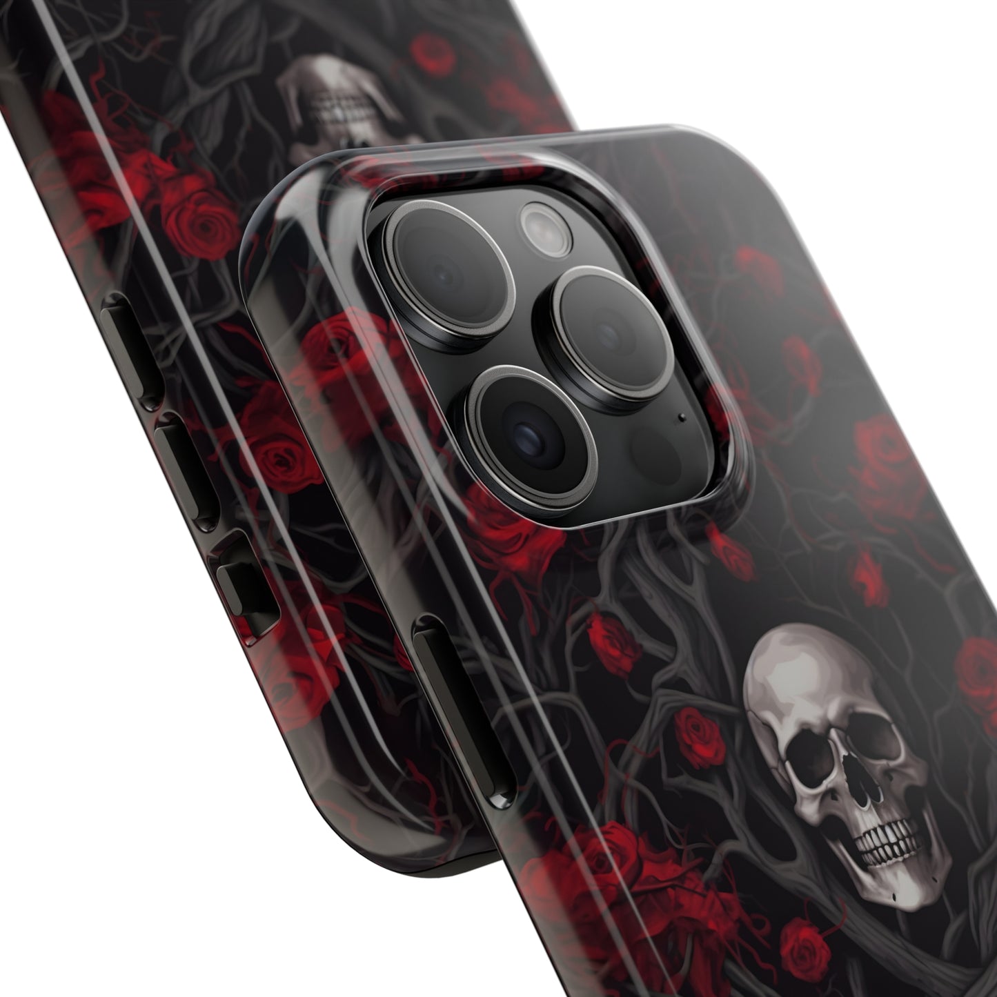 Skull and Roses - Tough iPhone Cases