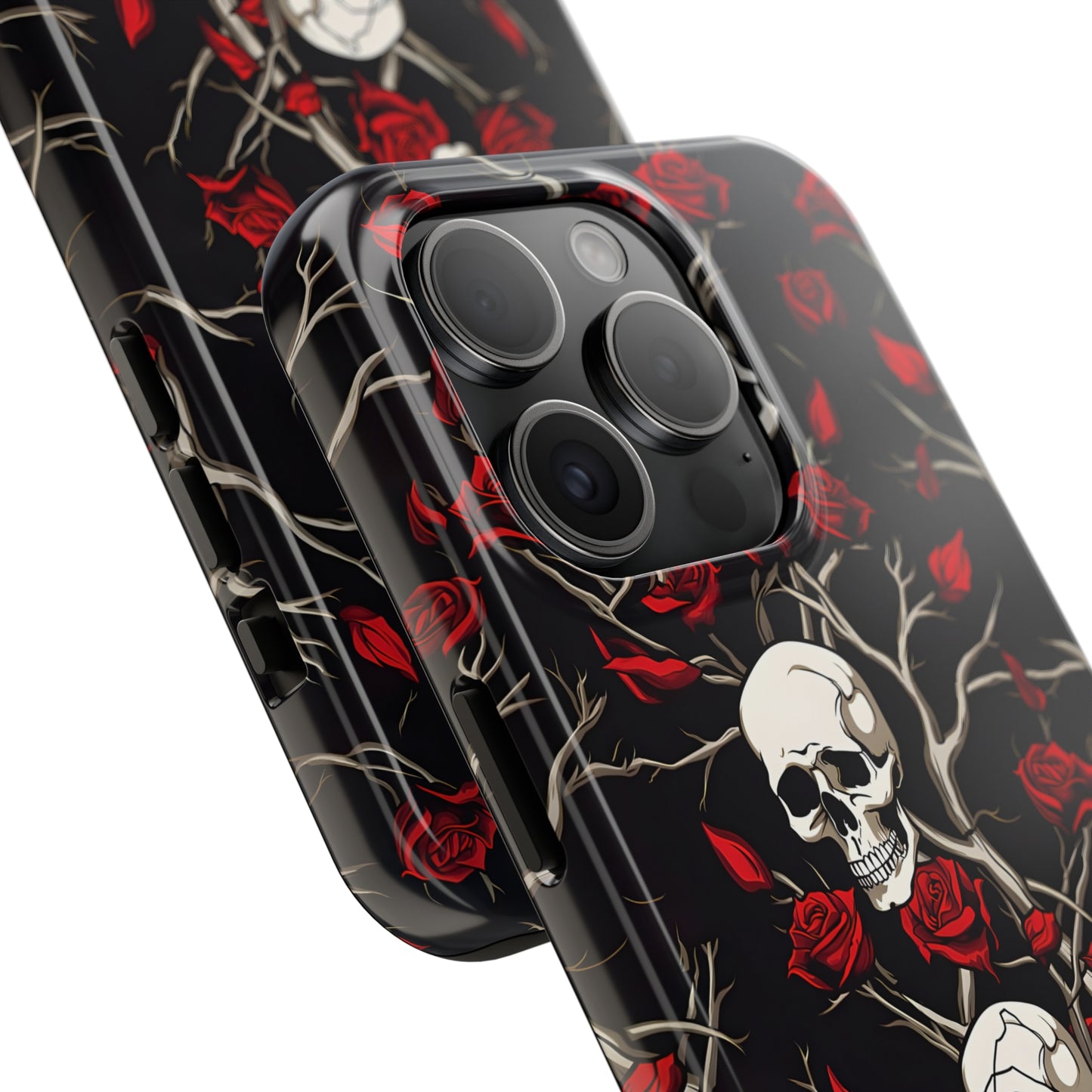 Skull and Rose - Tough iPhone Cases