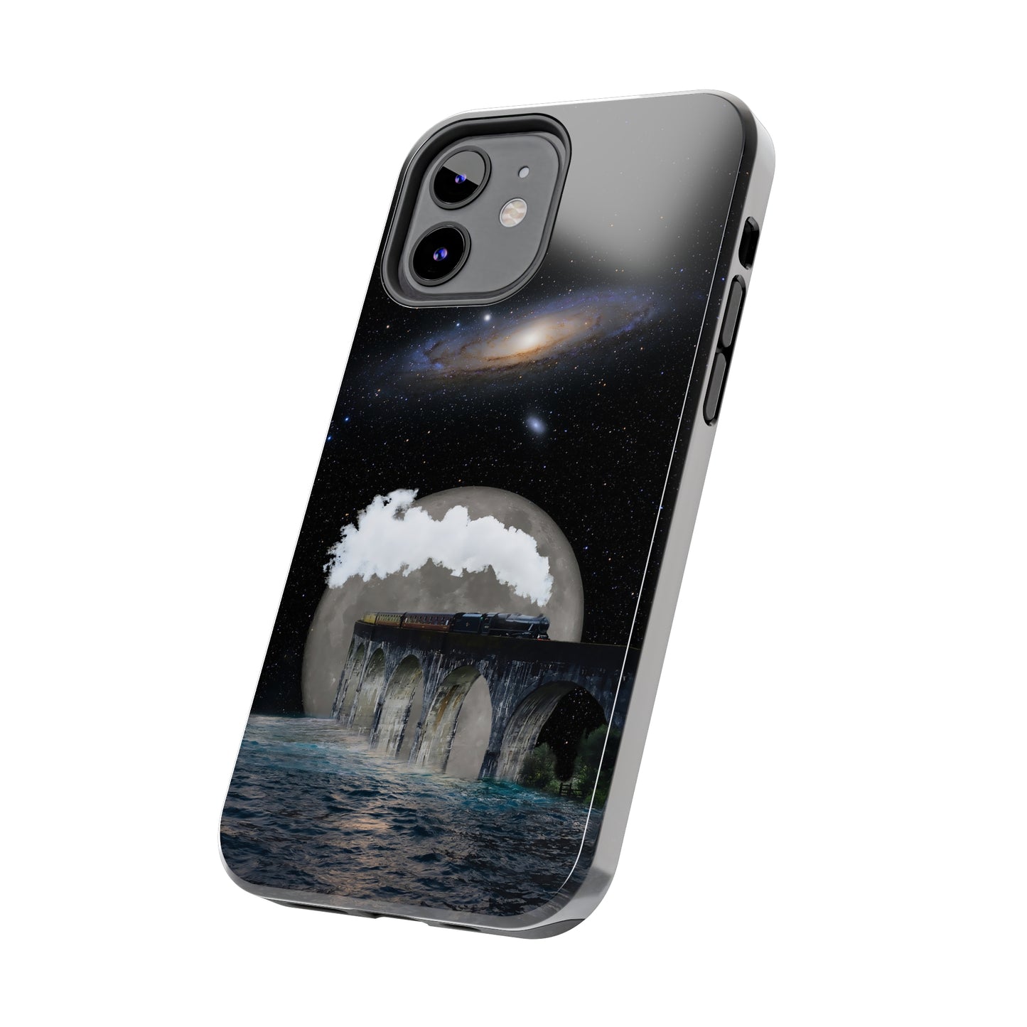 Protective iPhone Cases - Space Collage Art by Tegusuk