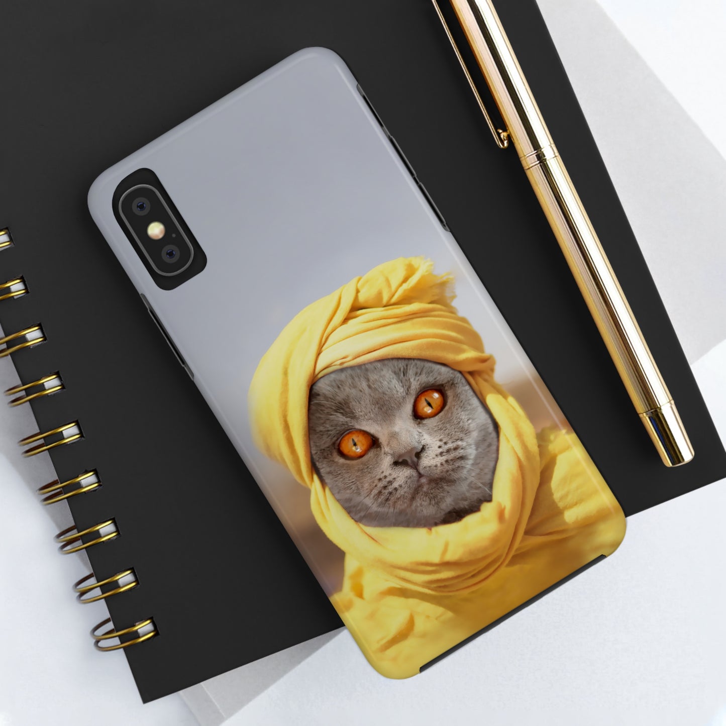 Protective iPhone Cases - Cat Man by Tegusuk