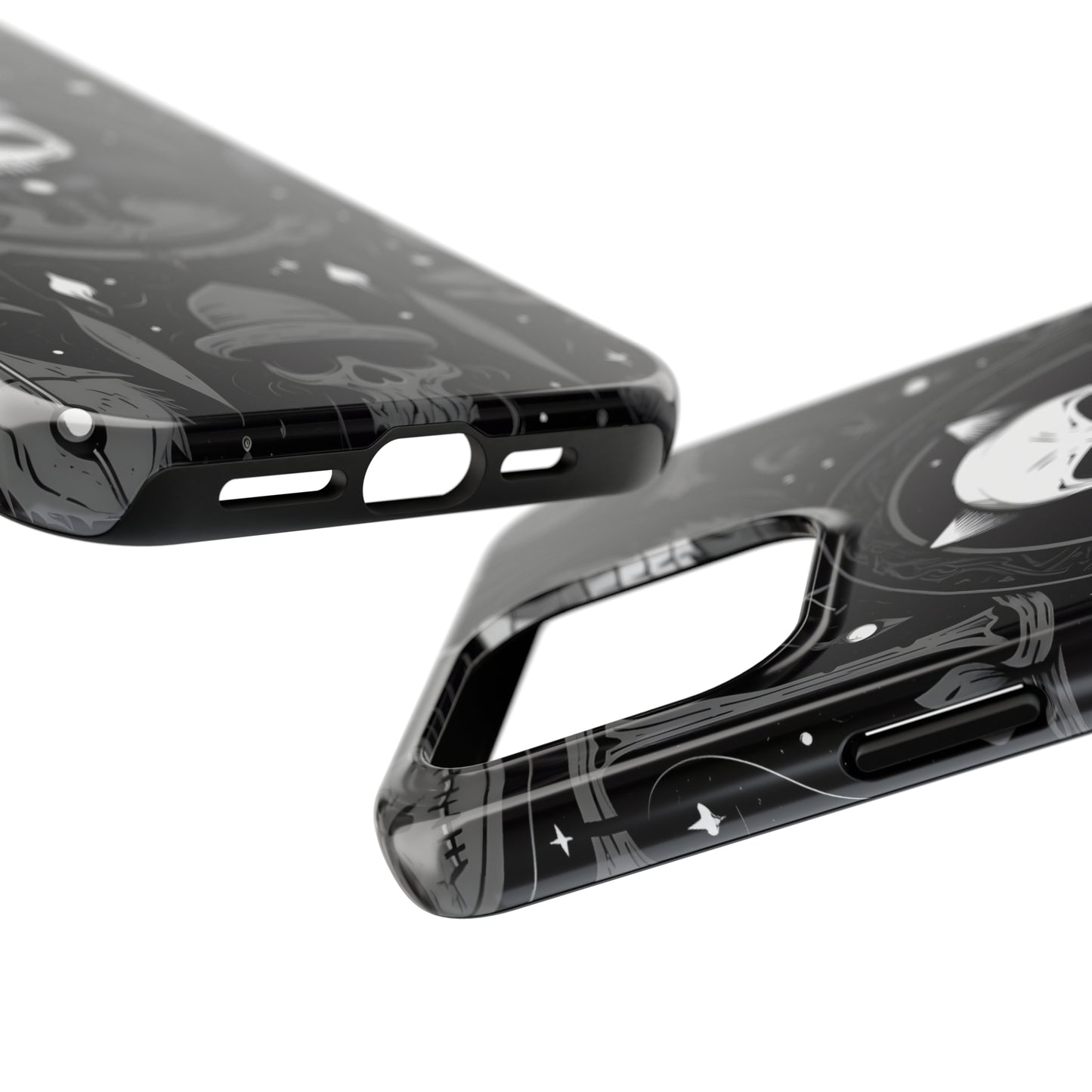 Spooky Patternal Skulls - Protective iPhone Cases