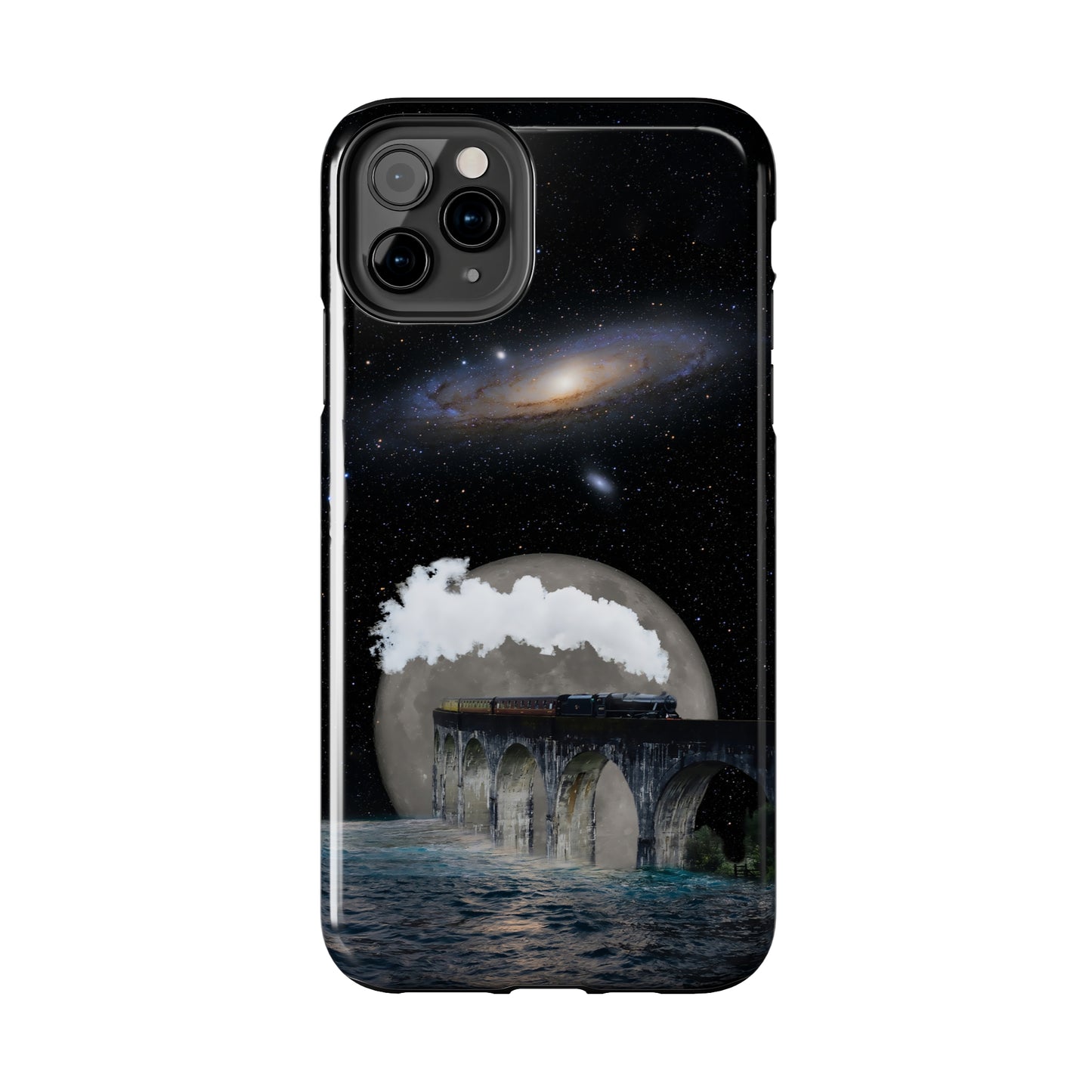 Protective iPhone Cases - Space Collage Art by Tegusuk