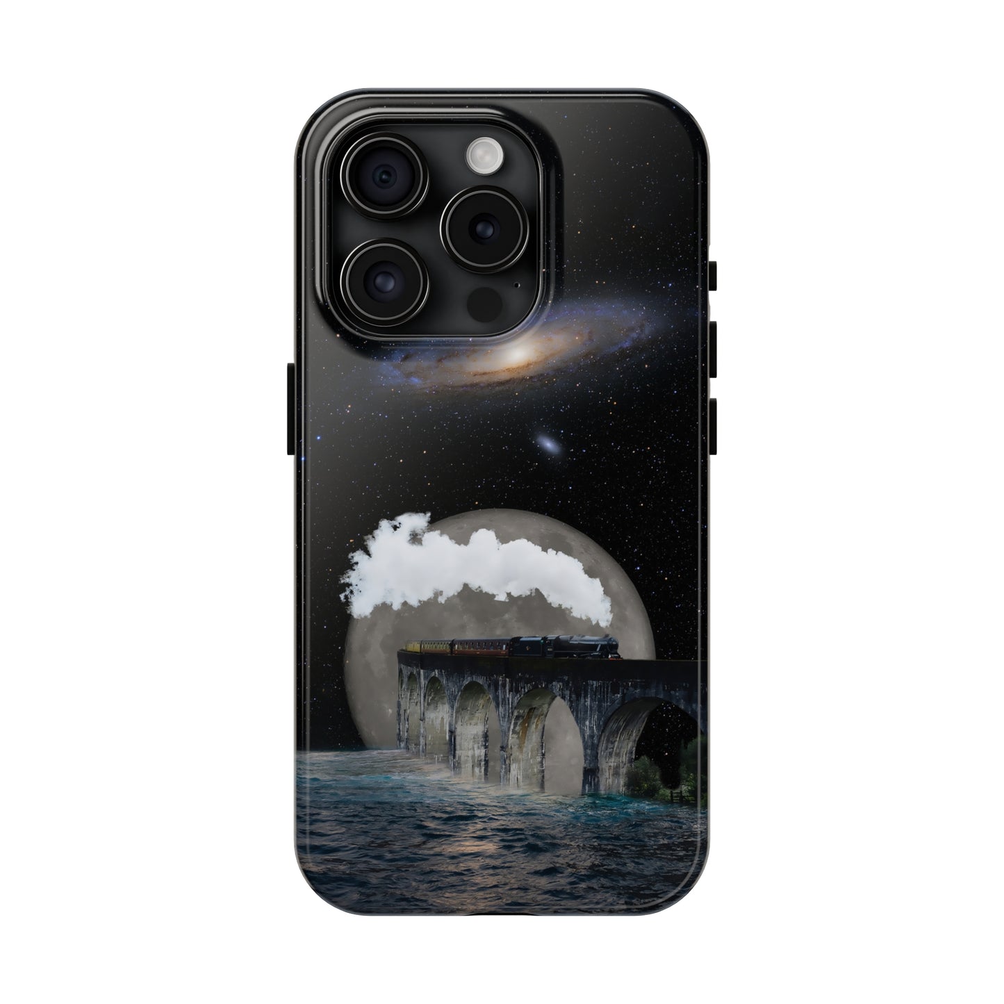 Protective iPhone Cases - Space Collage Art by Tegusuk