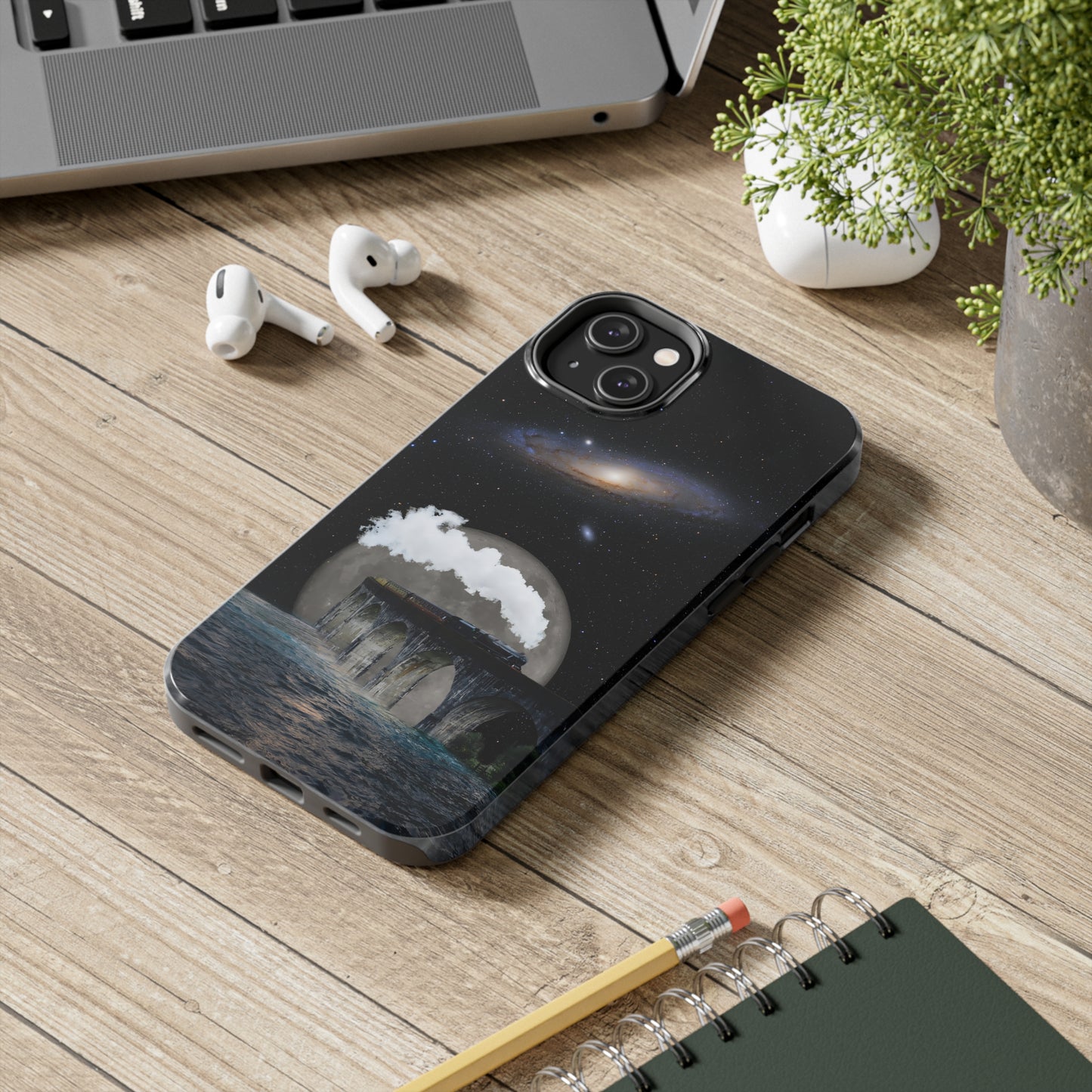 Protective iPhone Cases - Space Collage Art by Tegusuk