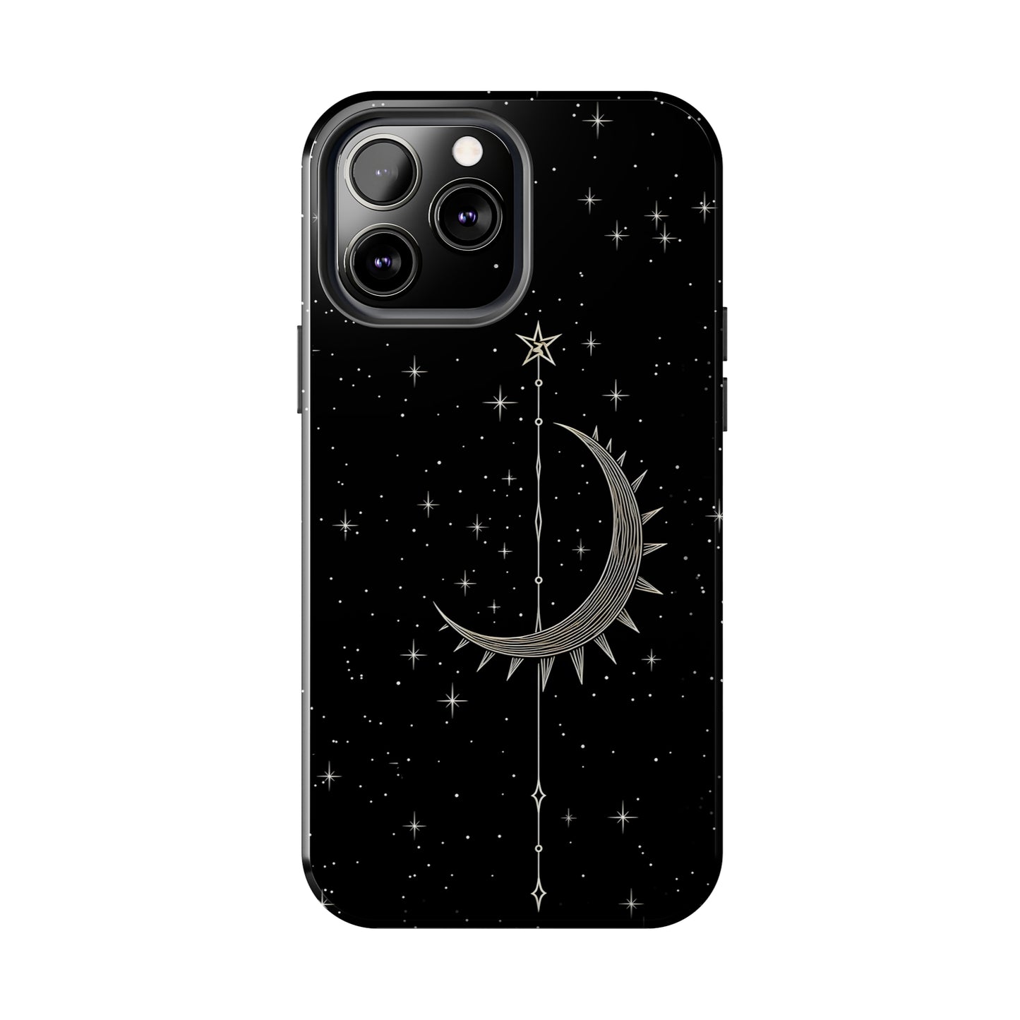 Gothic Crescent Moon - Protective iPhone Cases