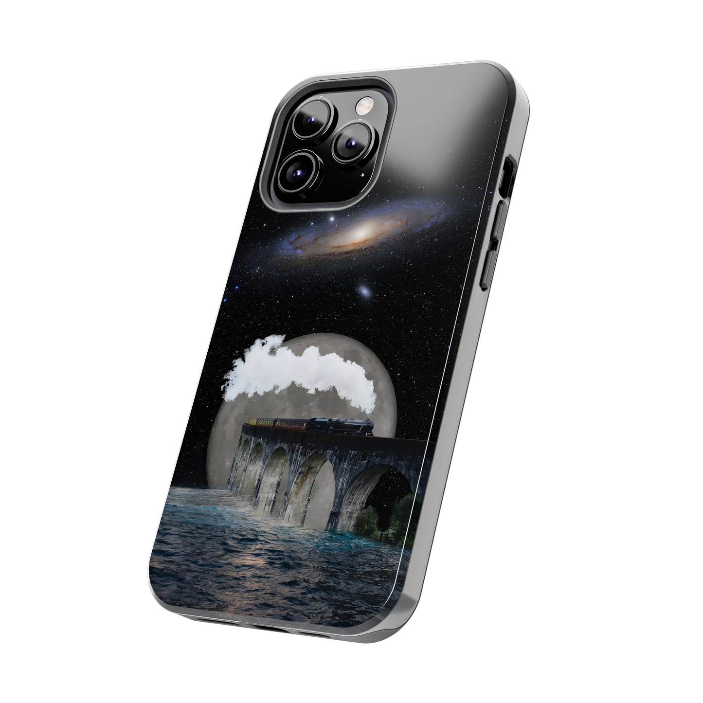 Protective iPhone Cases - Space Collage Art by Tegusuk