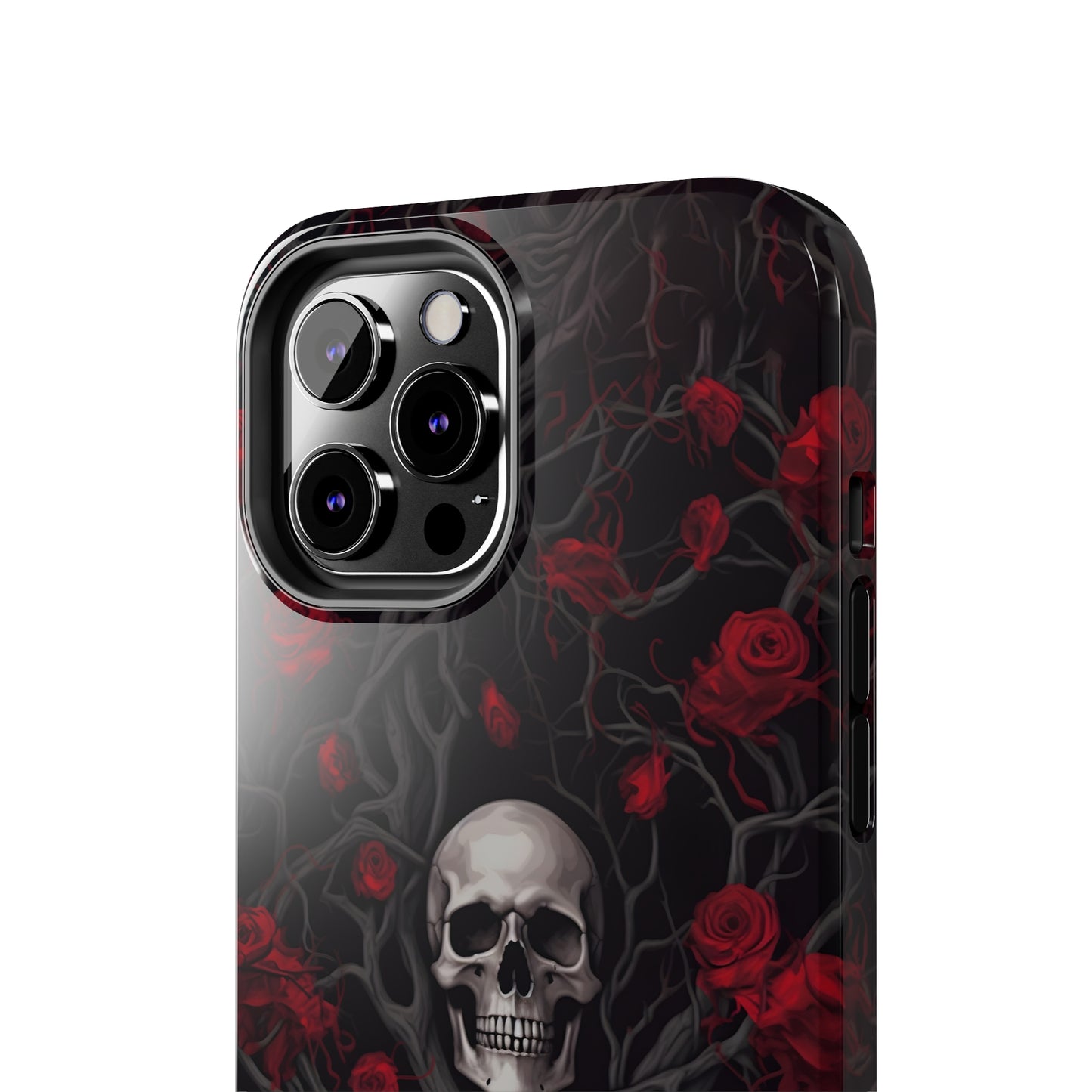 Skull and Roses - Tough iPhone Cases