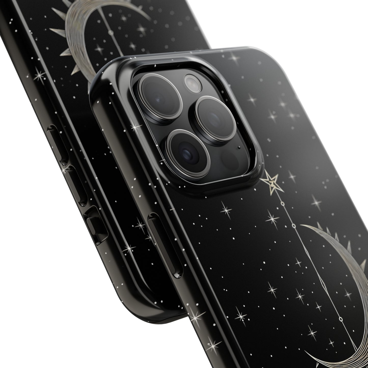 Gothic Crescent Moon - Protective iPhone Cases