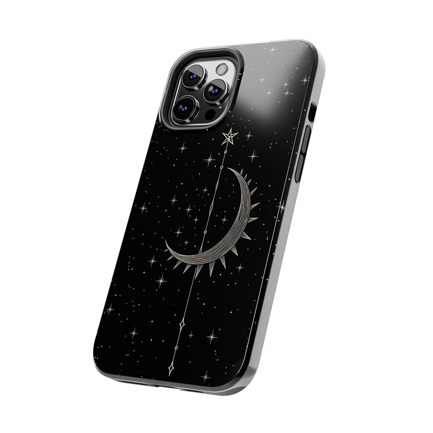 Gothic Crescent Moon - Protective iPhone Cases