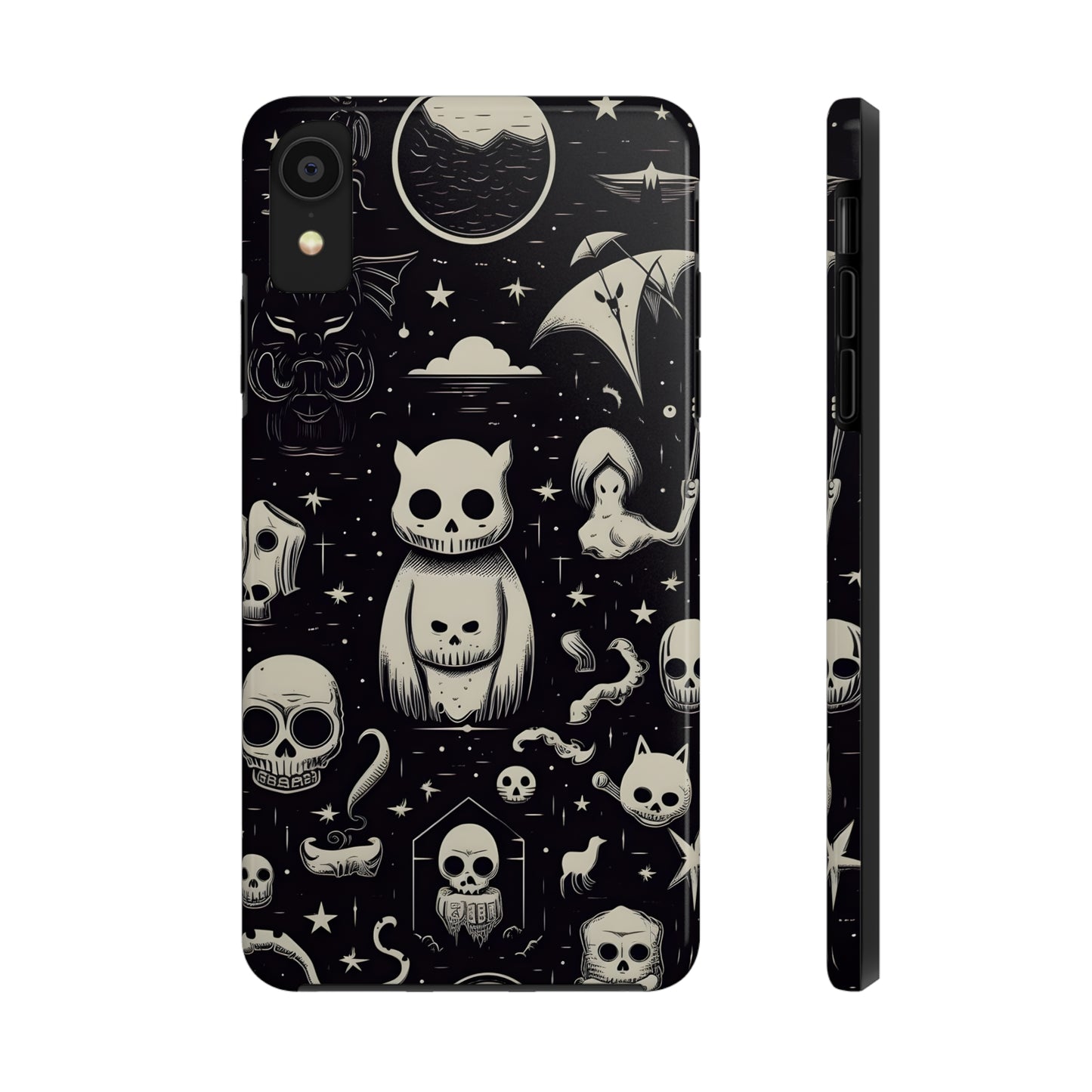 Spooky Skull Patterns - Protective iPhone Cases