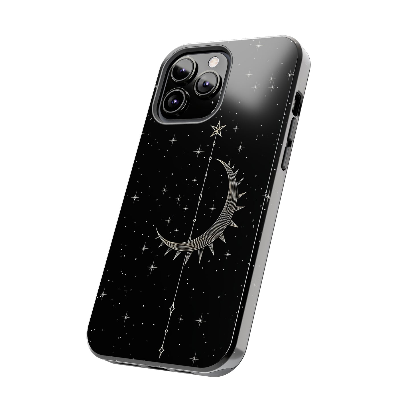 Gothic Crescent Moon - Protective iPhone Cases