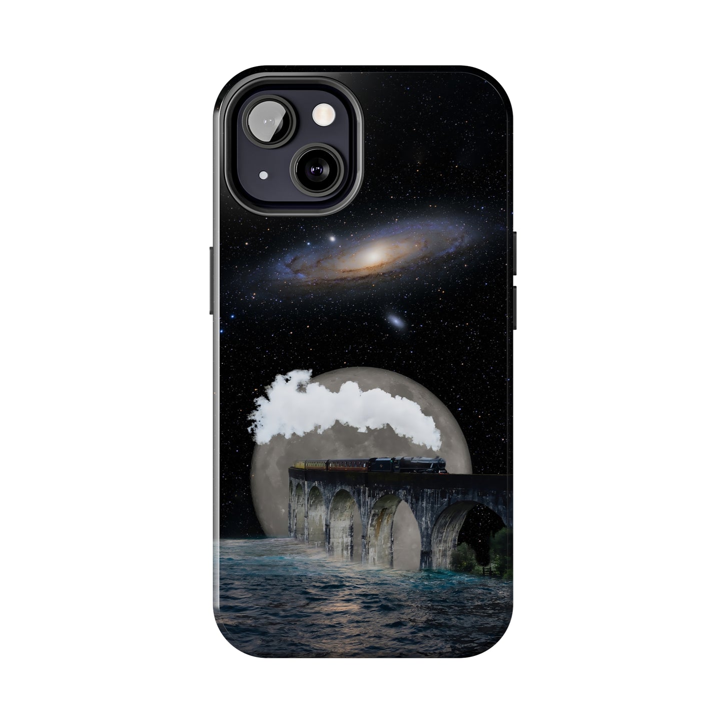 Protective iPhone Cases - Space Collage Art by Tegusuk