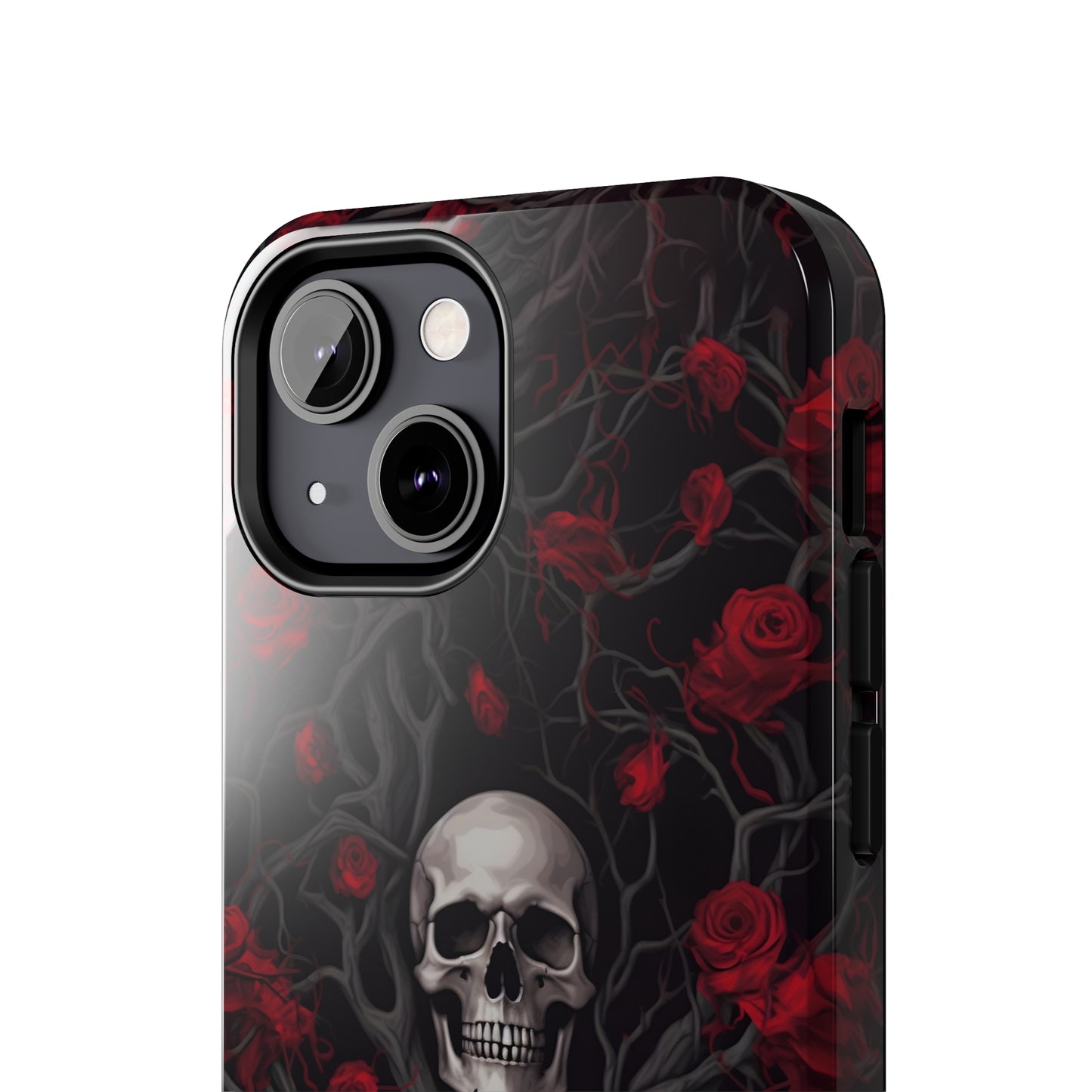 Skull and Roses - Tough iPhone Cases