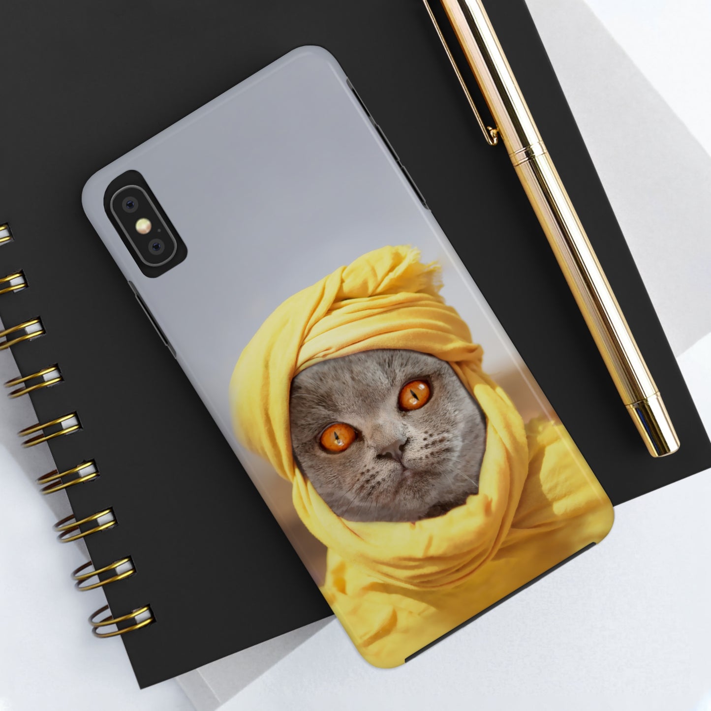 Protective iPhone Cases - Cat Man by Tegusuk