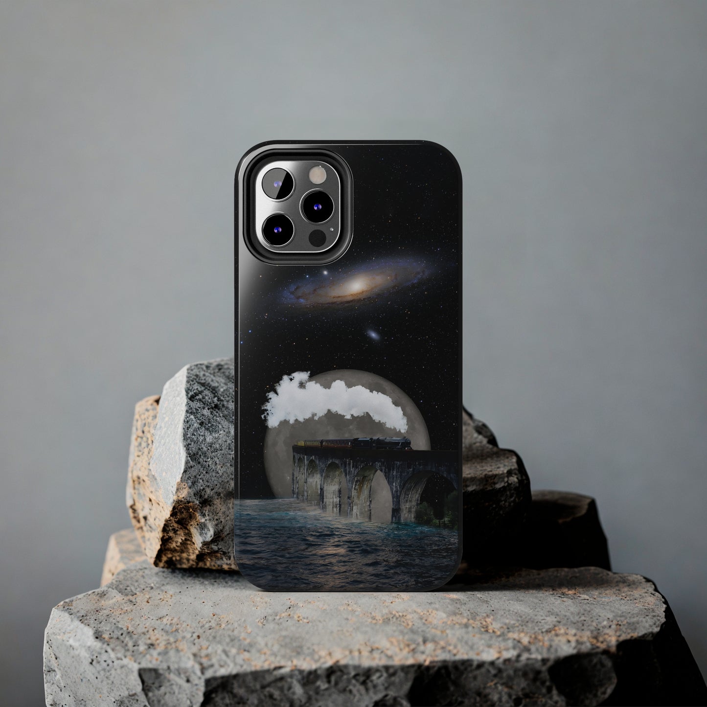 Protective iPhone Cases - Space Collage Art by Tegusuk