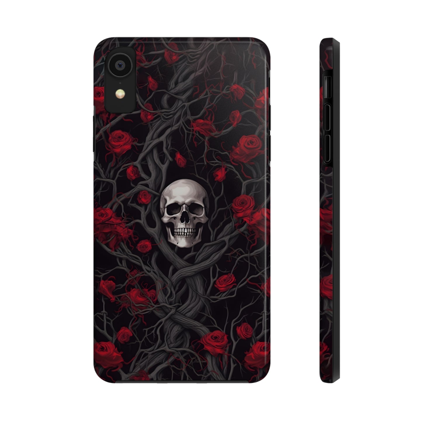 Skull and Roses - Tough iPhone Cases