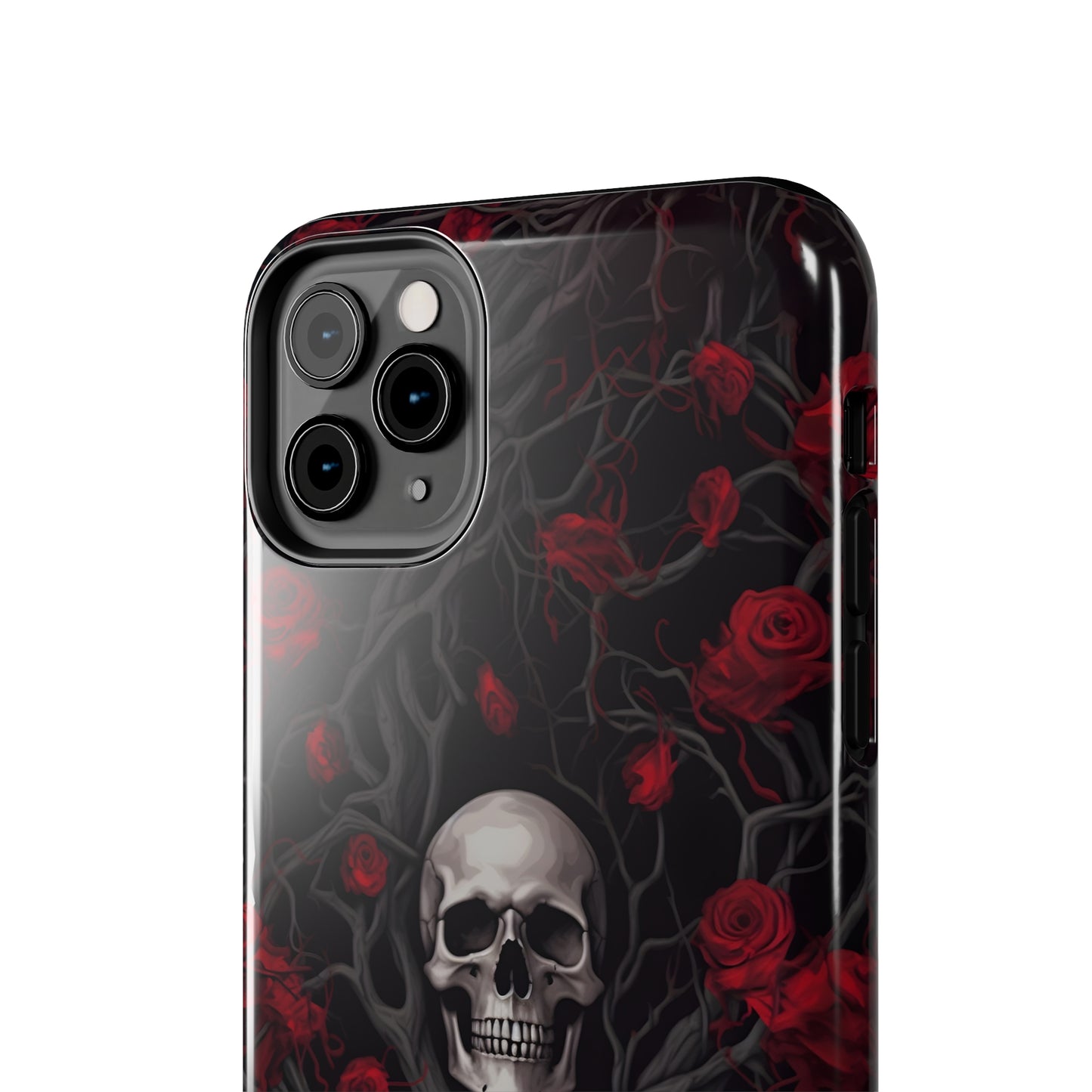 Skull and Roses - Tough iPhone Cases