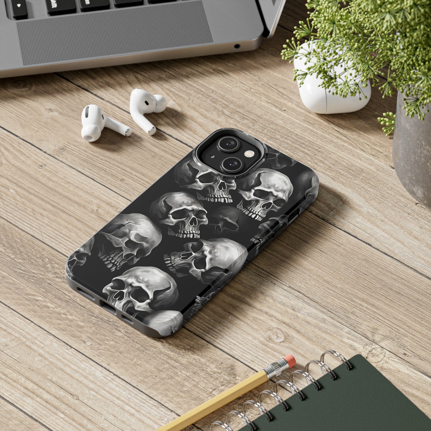 Gothic Skulls - Protective iPhone Cases