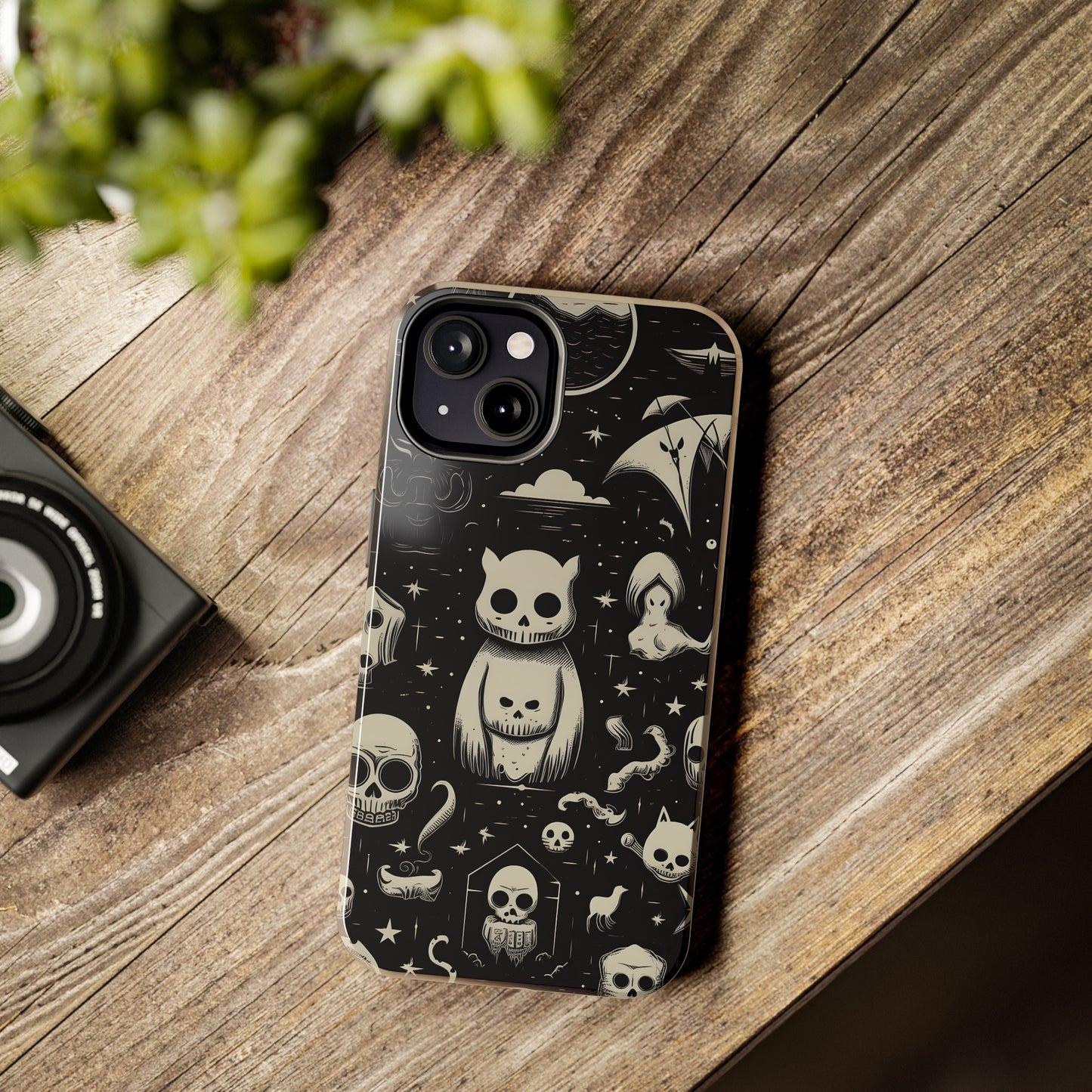 Spooky Skull Patterns - Protective iPhone Cases