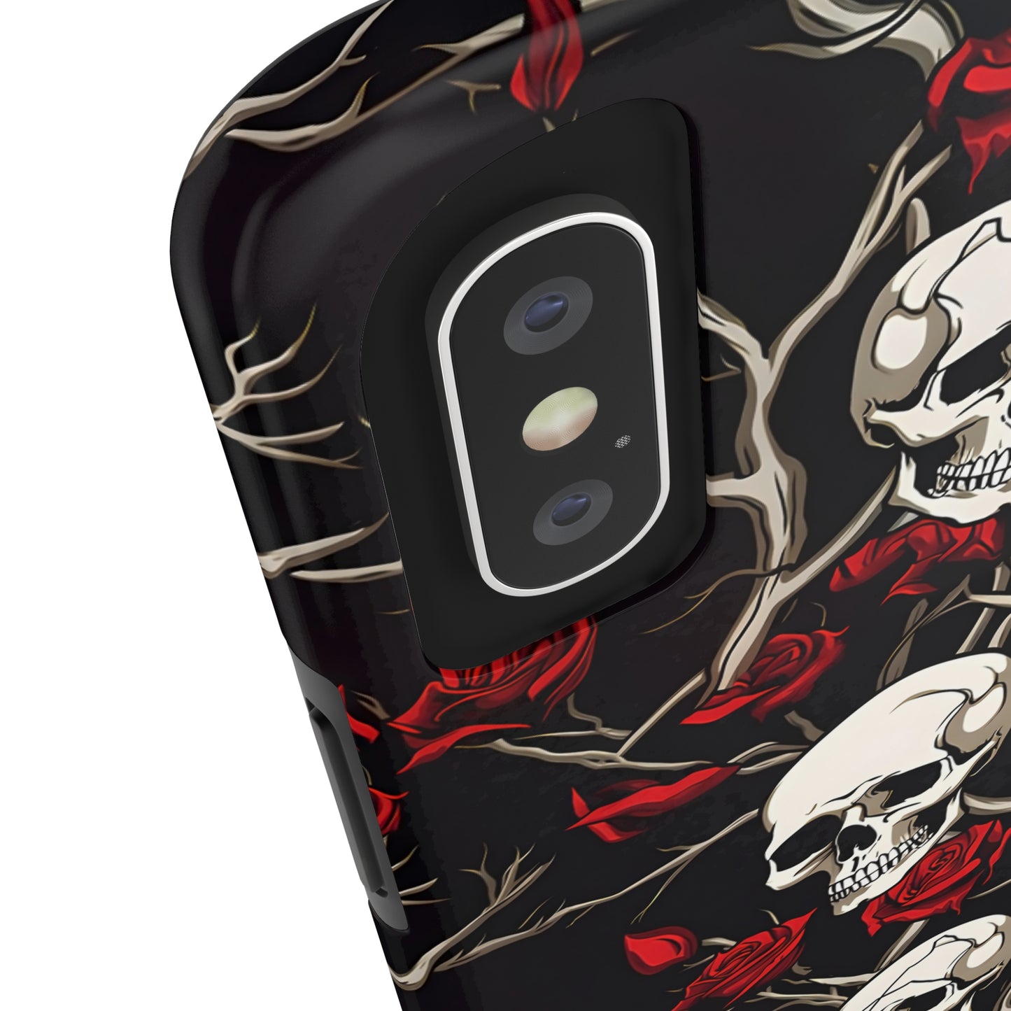 Skull and Rose - Tough iPhone Cases