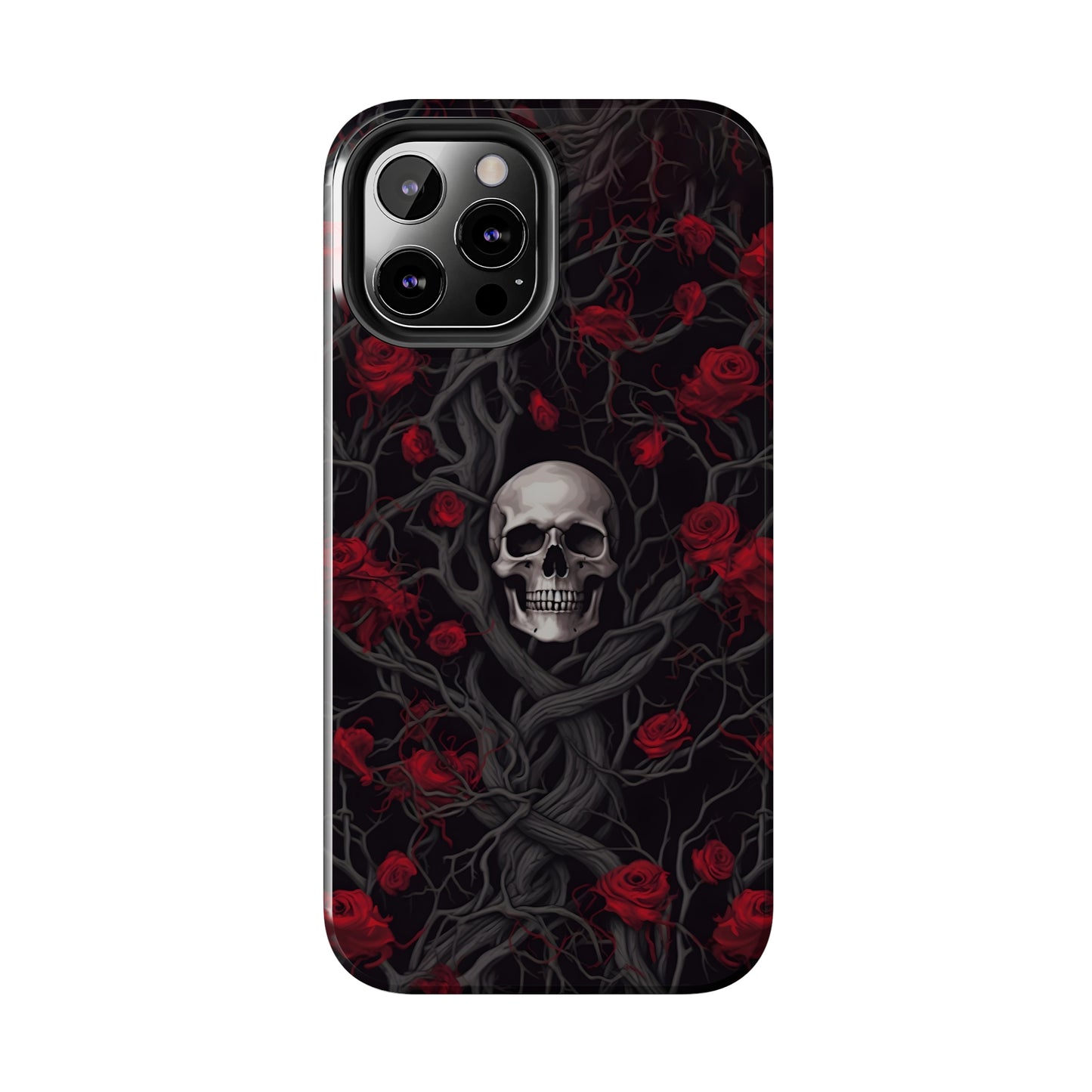 Skull and Roses - Tough iPhone Cases