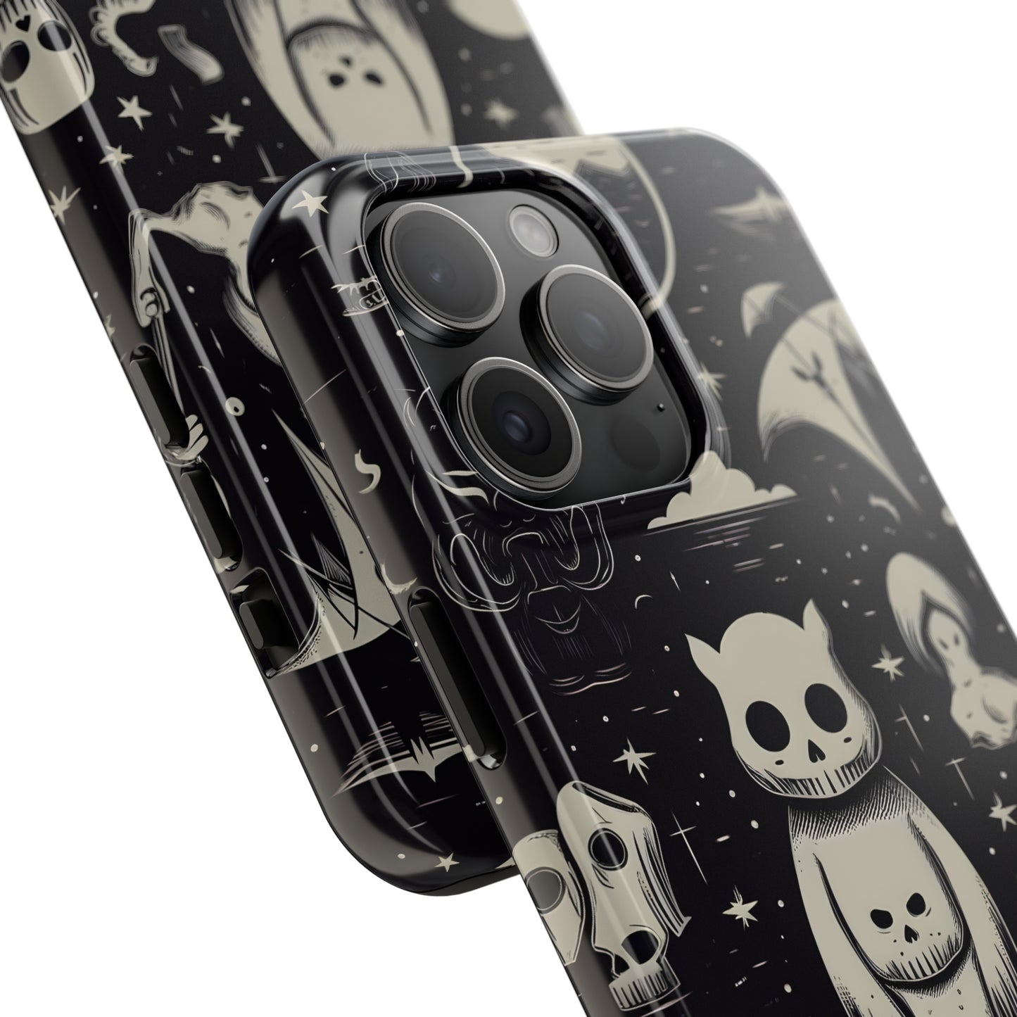 Spooky Skull Patterns - Protective iPhone Cases