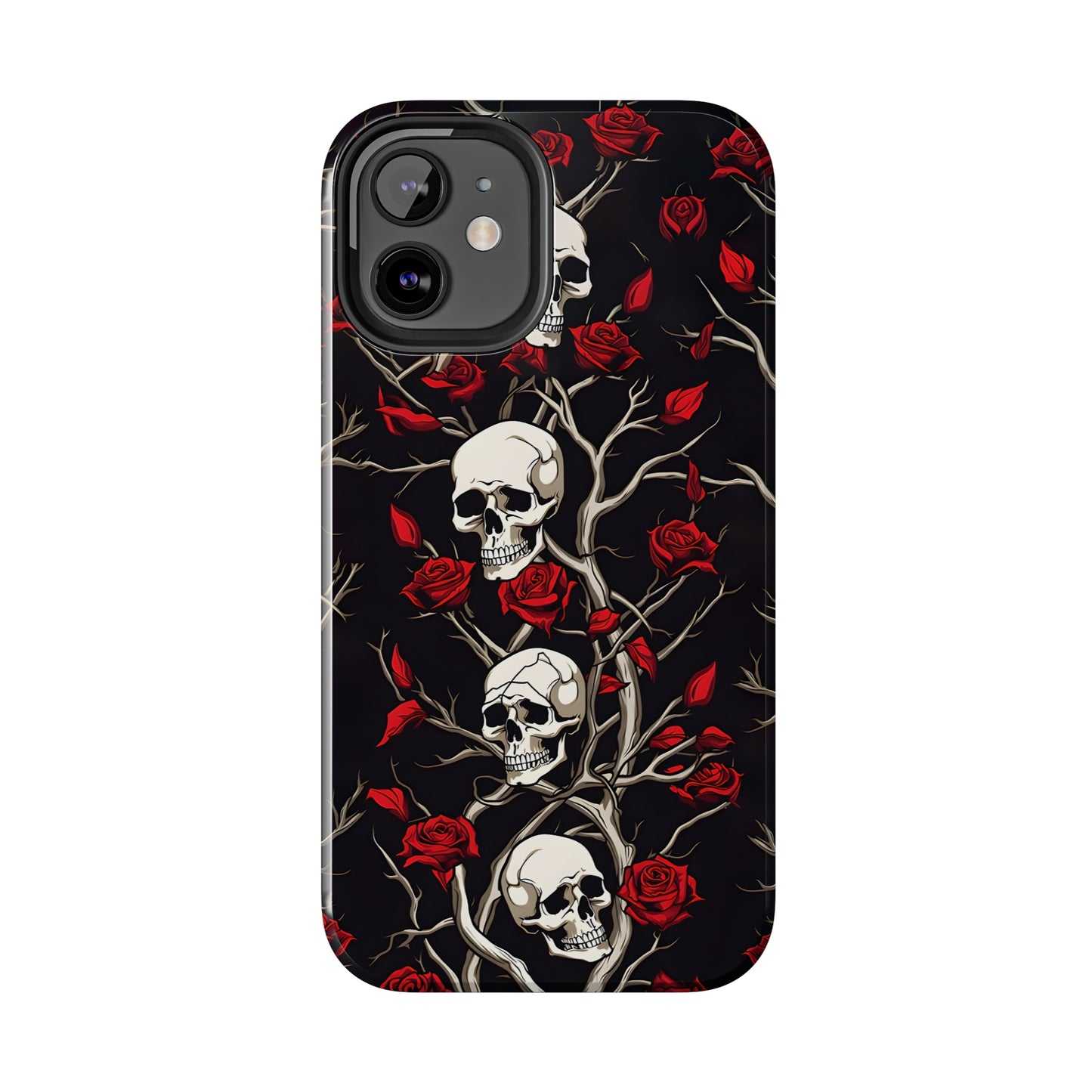 Skull and Rose - Tough iPhone Cases