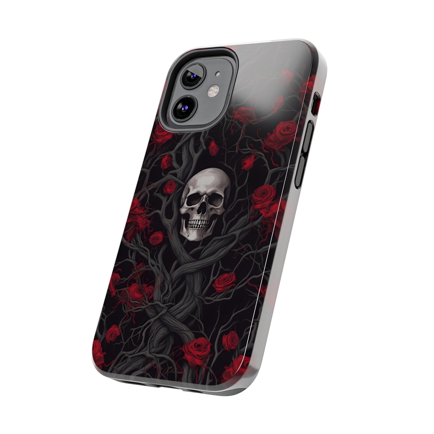 Skull and Roses - Tough iPhone Cases