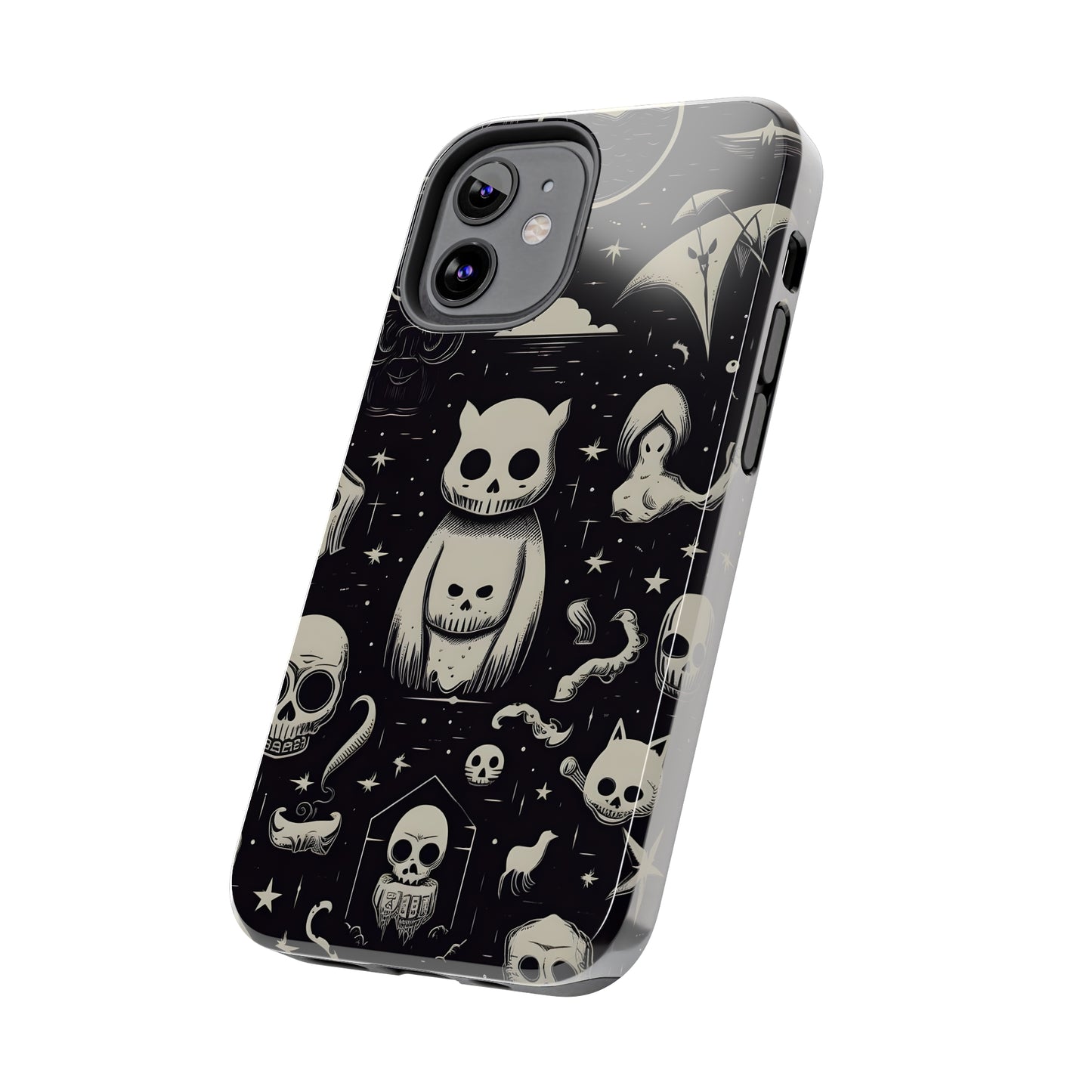 Spooky Skull Patterns - Protective iPhone Cases