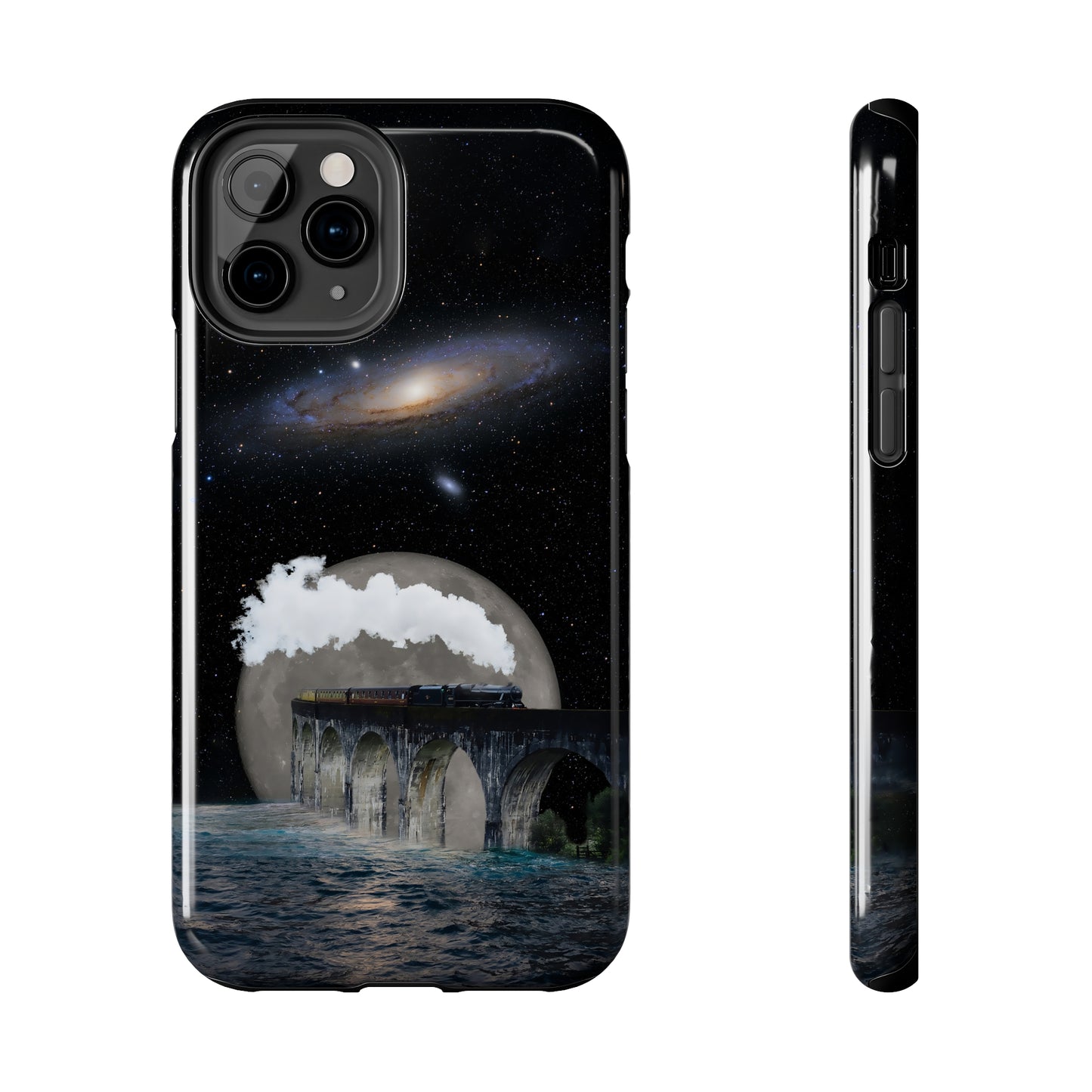 Protective iPhone Cases - Space Collage Art by Tegusuk