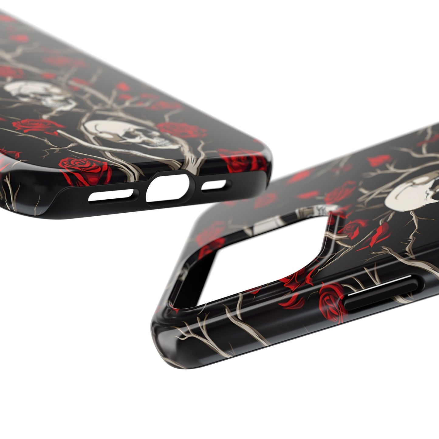 Skull and Rose - Tough iPhone Cases