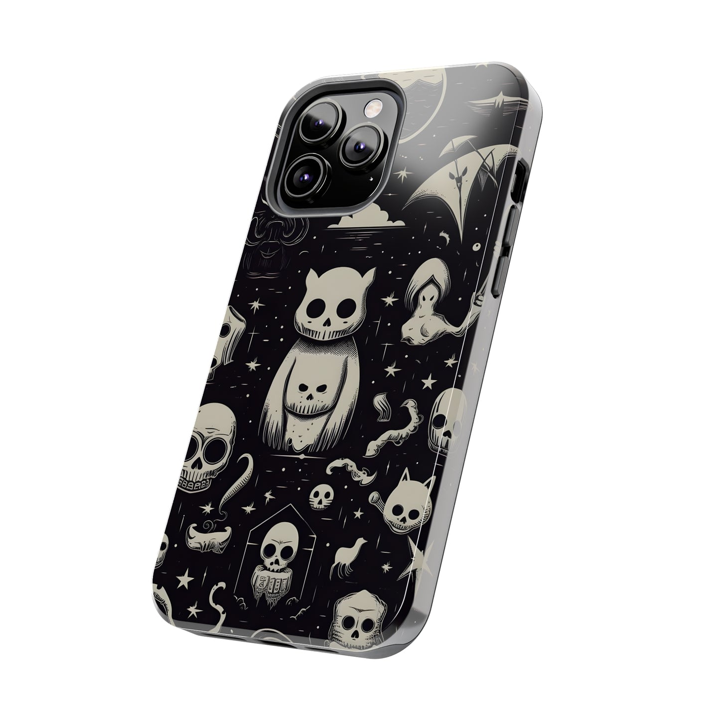 Spooky Skull Patterns - Protective iPhone Cases