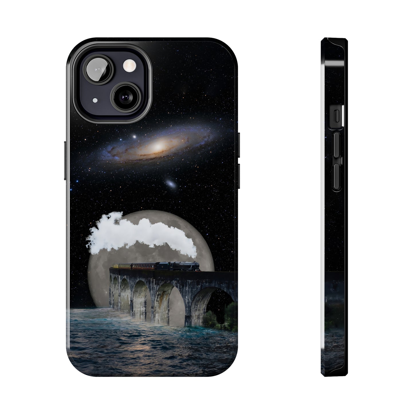 Protective iPhone Cases - Space Collage Art by Tegusuk