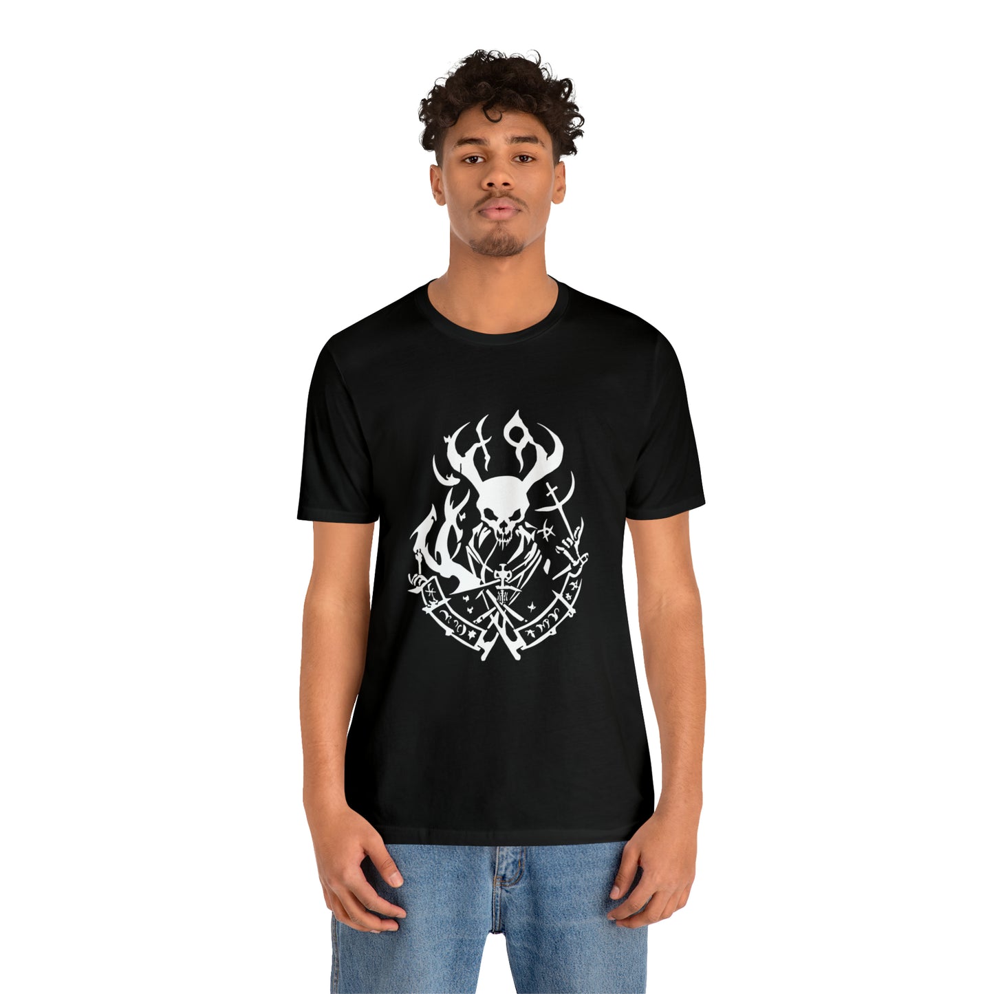 Goat Skull - Cotton Unisex T-Shirt - Tegusuk Store