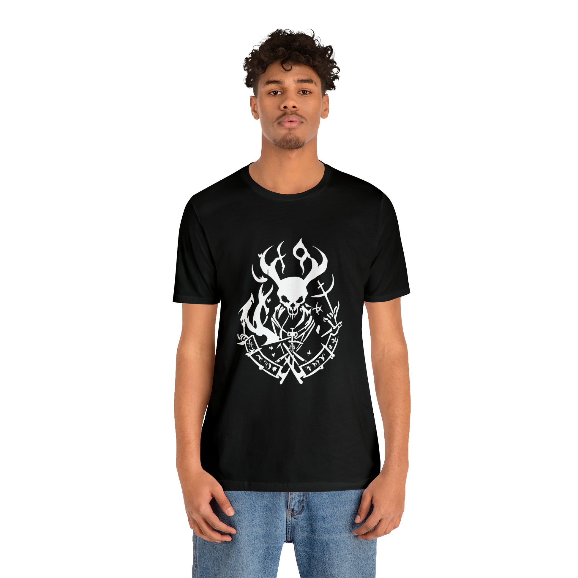 Goat Skull - Cotton Unisex T-Shirt - Tegusuk Store