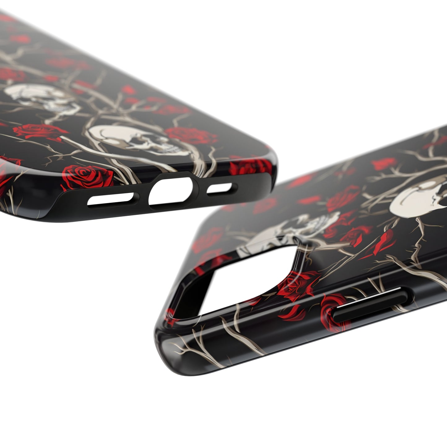 Skull and Rose - Tough iPhone Cases