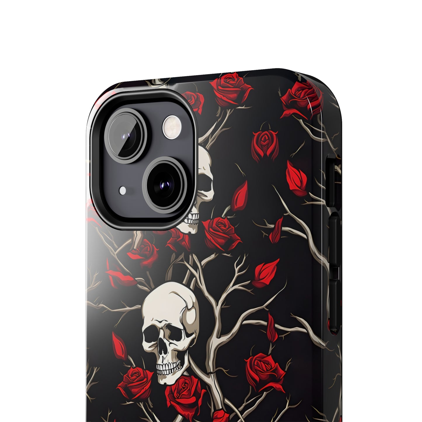 Skull and Rose - Tough iPhone Cases