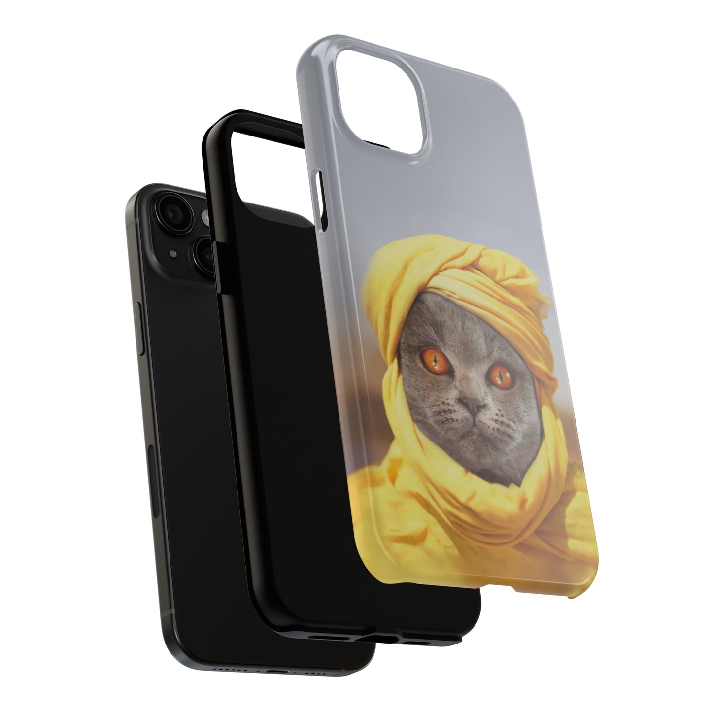 Protective iPhone Cases - Cat Man by Tegusuk