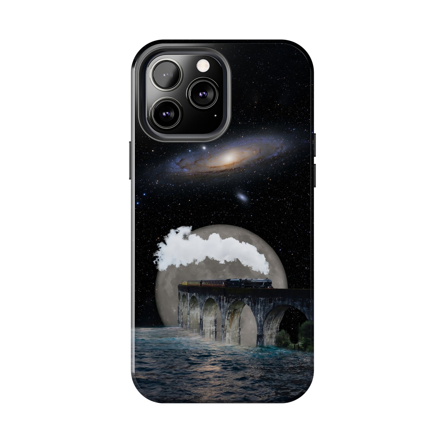 Protective iPhone Cases - Space Collage Art by Tegusuk