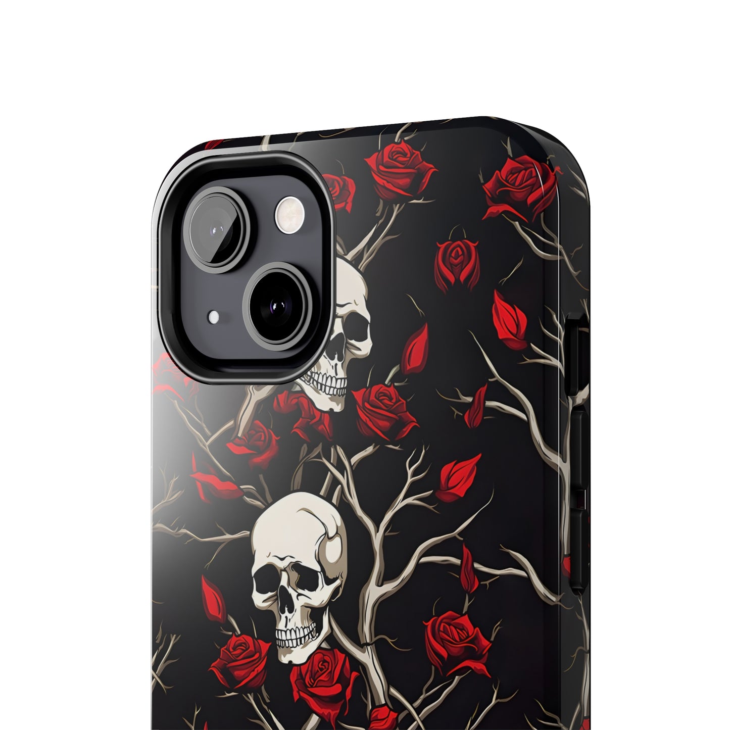 Skull and Rose - Tough iPhone Cases