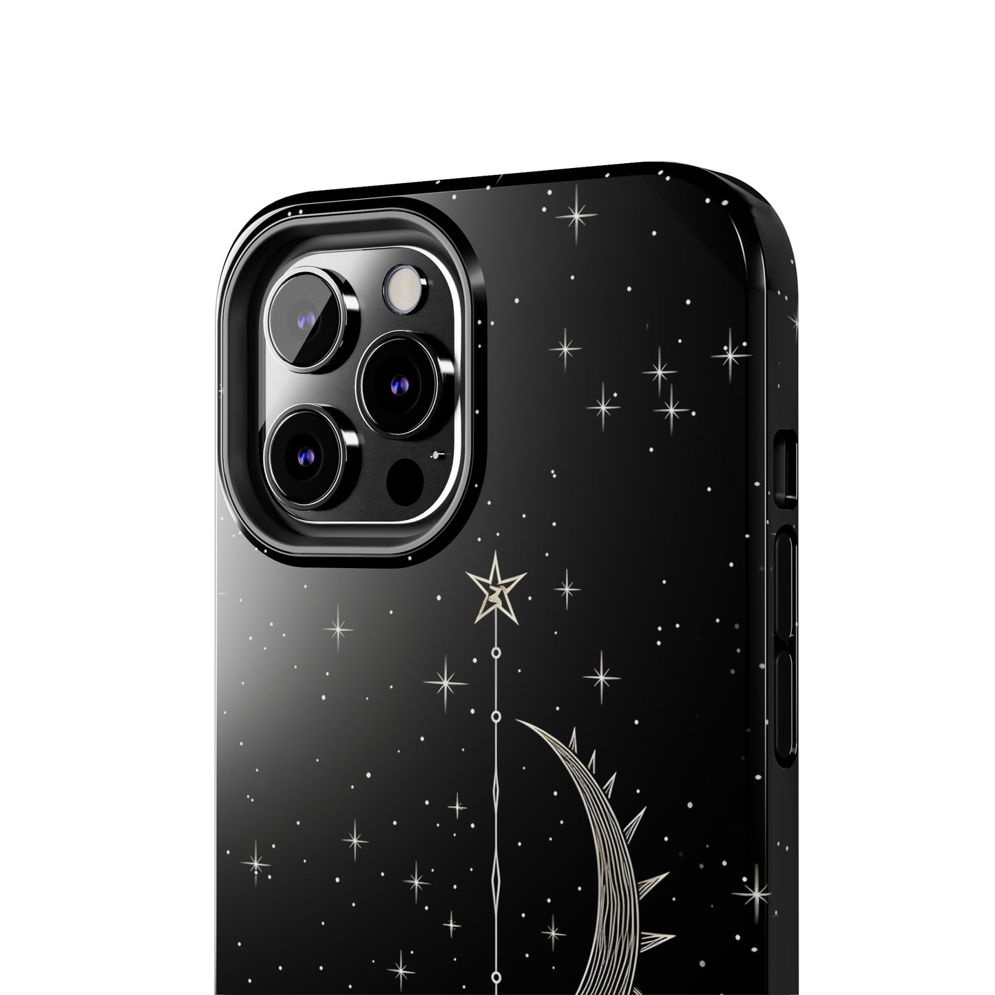Gothic Crescent Moon - Protective iPhone Cases