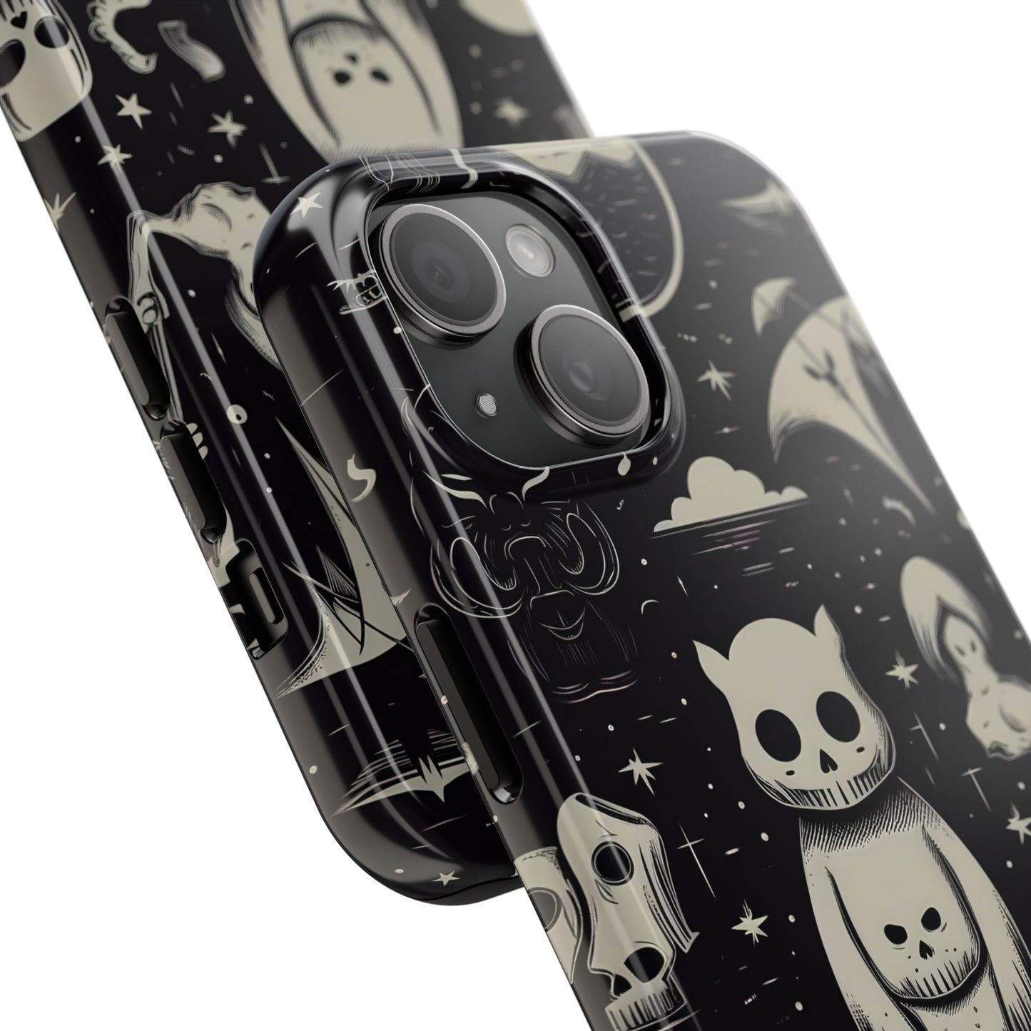 Spooky Skull Patterns - Protective iPhone Cases