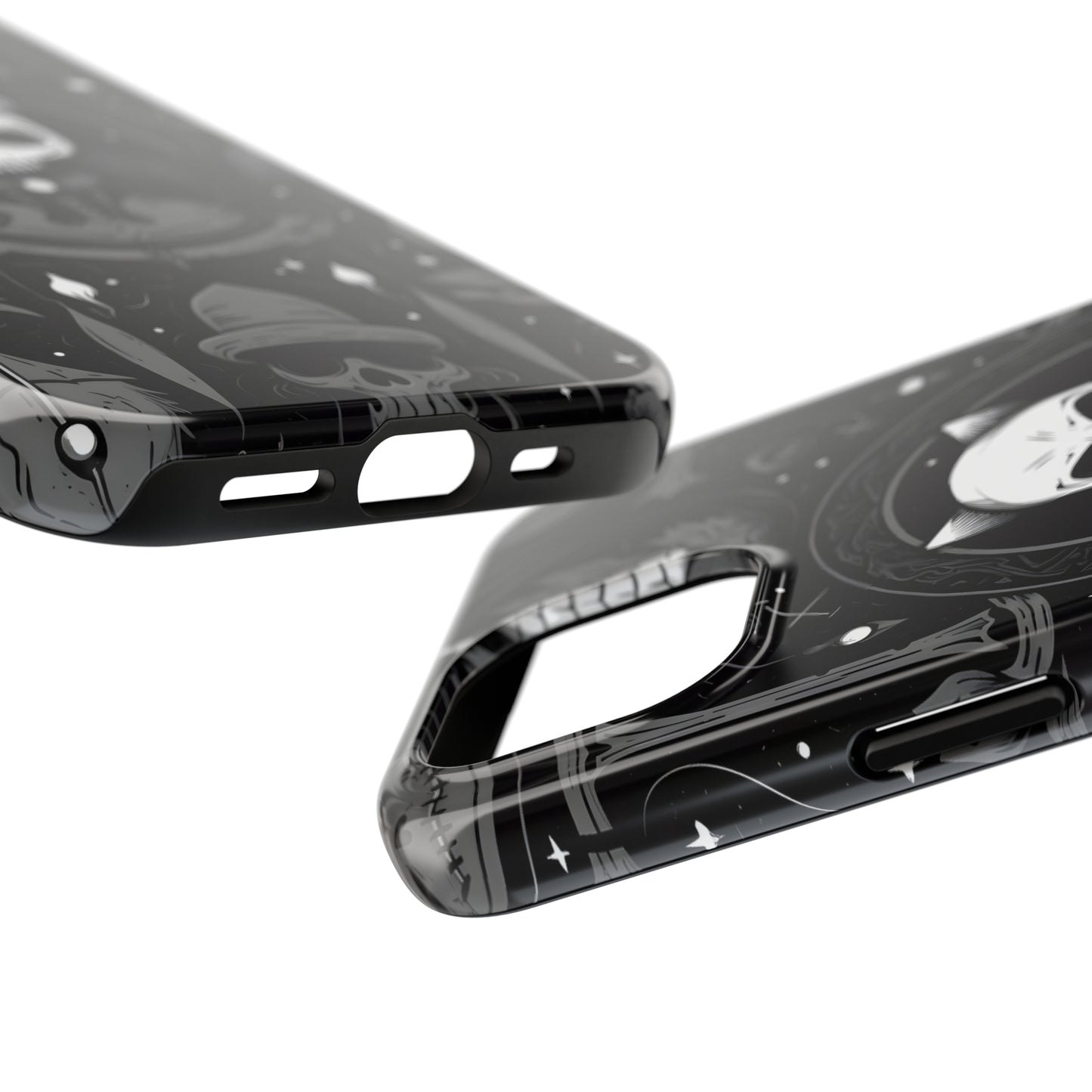 Spooky Patternal Skulls - Protective iPhone Cases