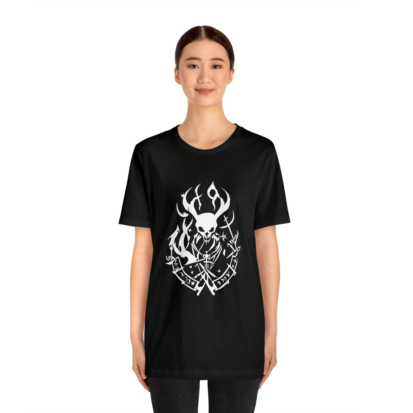 Goat Skull - Cotton Unisex T-Shirt - Tegusuk Store