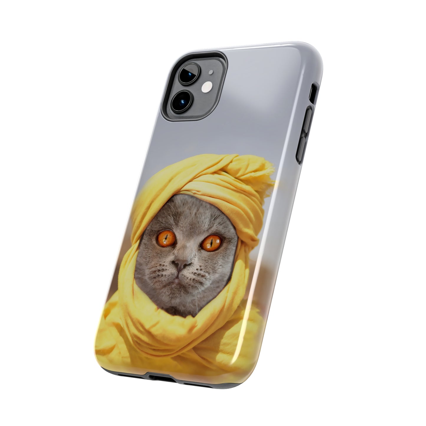 Protective iPhone Cases - Cat Man by Tegusuk